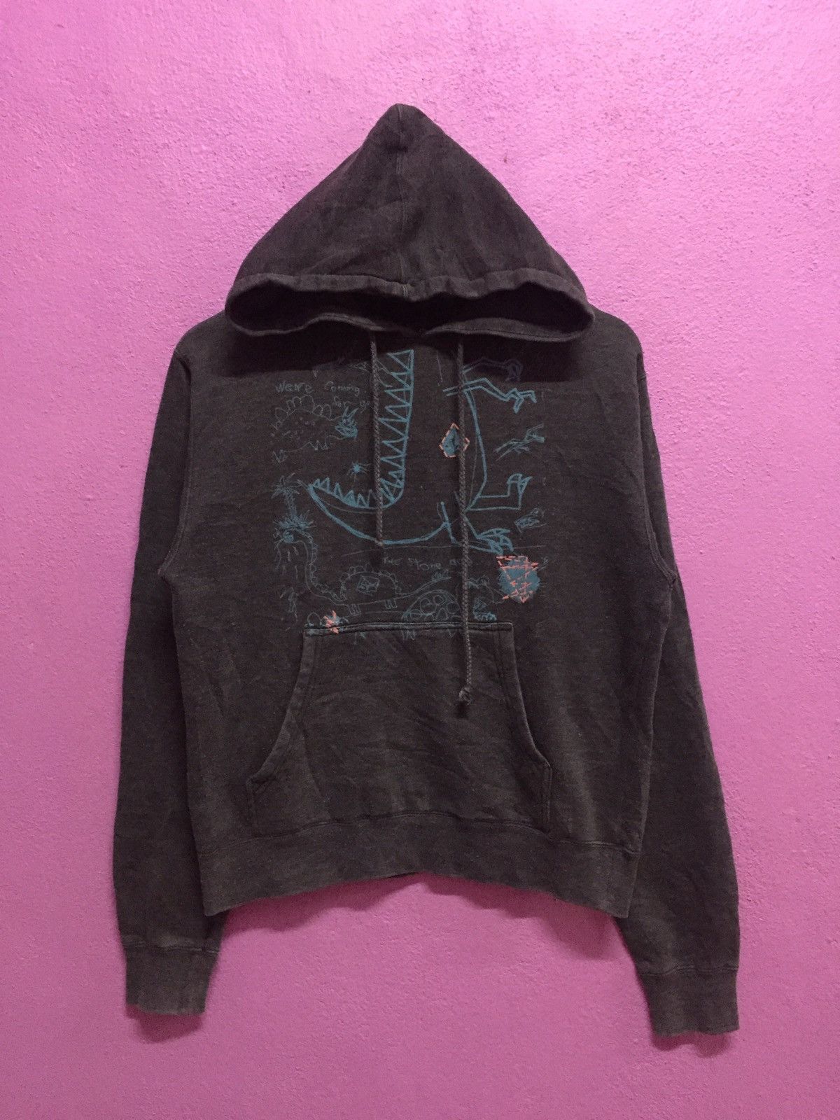 Volcom Vintage 90’s Volcom Time Dinasour Hoodies Size M Size US M / EU 48-50 / 2 - 1 Thumbnail