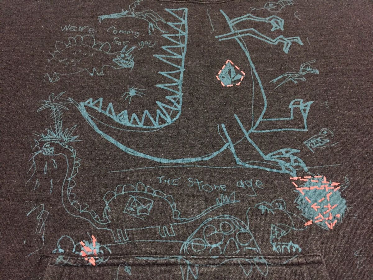 Volcom Vintage 90’s Volcom Time Dinasour Hoodies Size M Size US M / EU 48-50 / 2 - 3 Thumbnail