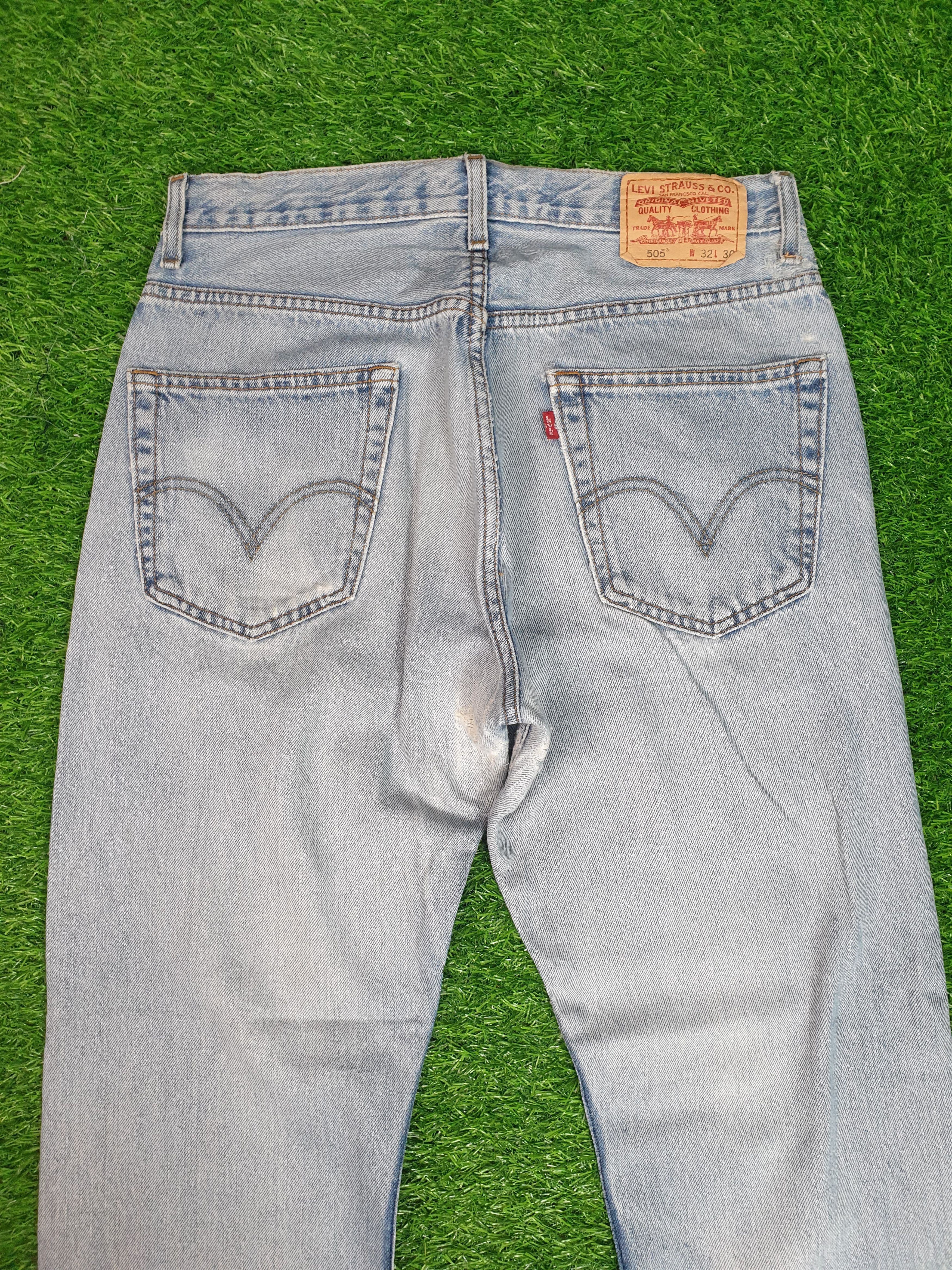 Levi's Vintage LEVIS 505 Light Wash Faded Size 32X30 Jeans L0159 Size US 32 / EU 48 - 4 Thumbnail