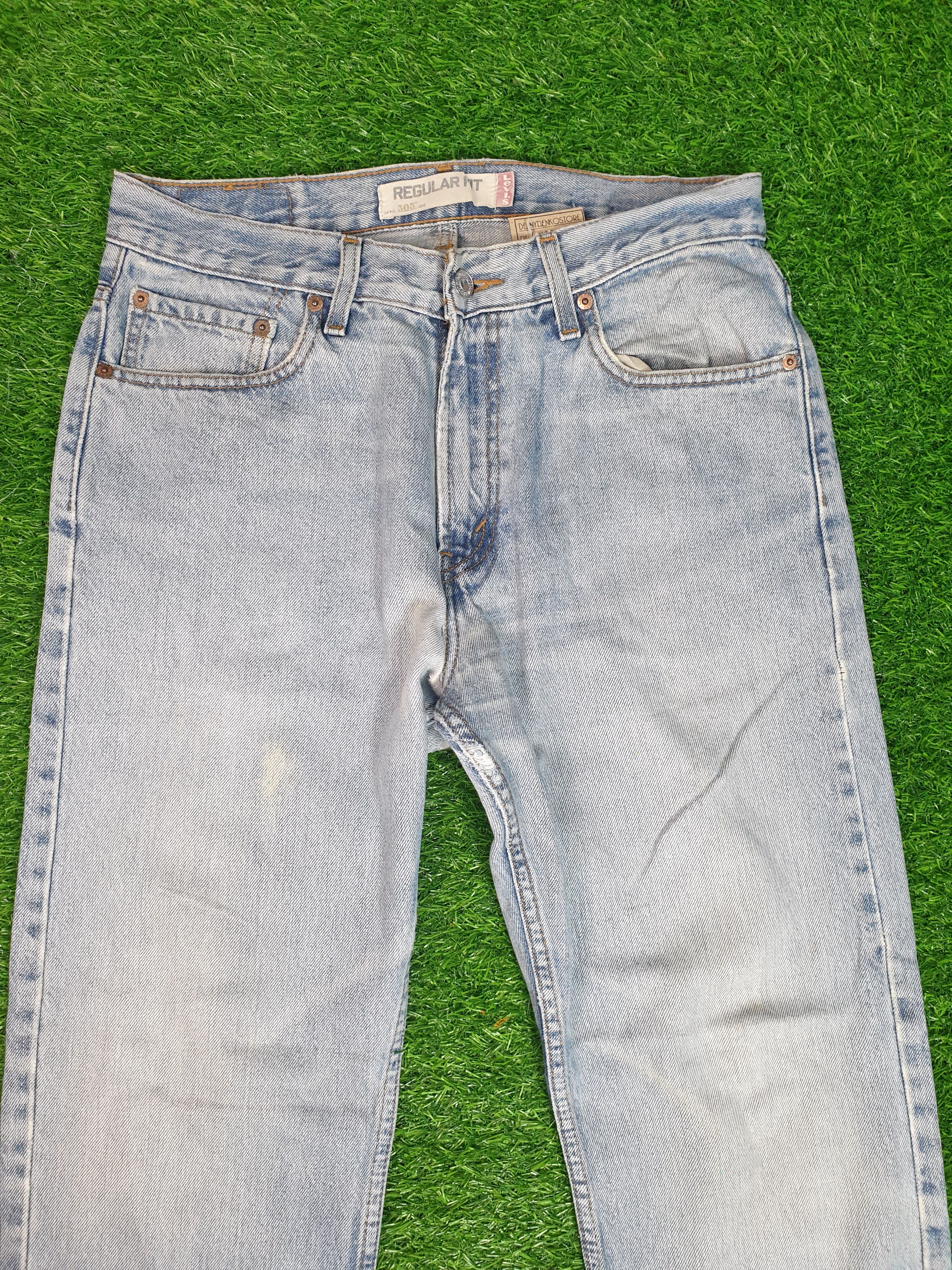 Levi's Vintage LEVIS 505 Light Wash Faded Size 32X30 Jeans L0159 Size US 32 / EU 48 - 5 Thumbnail