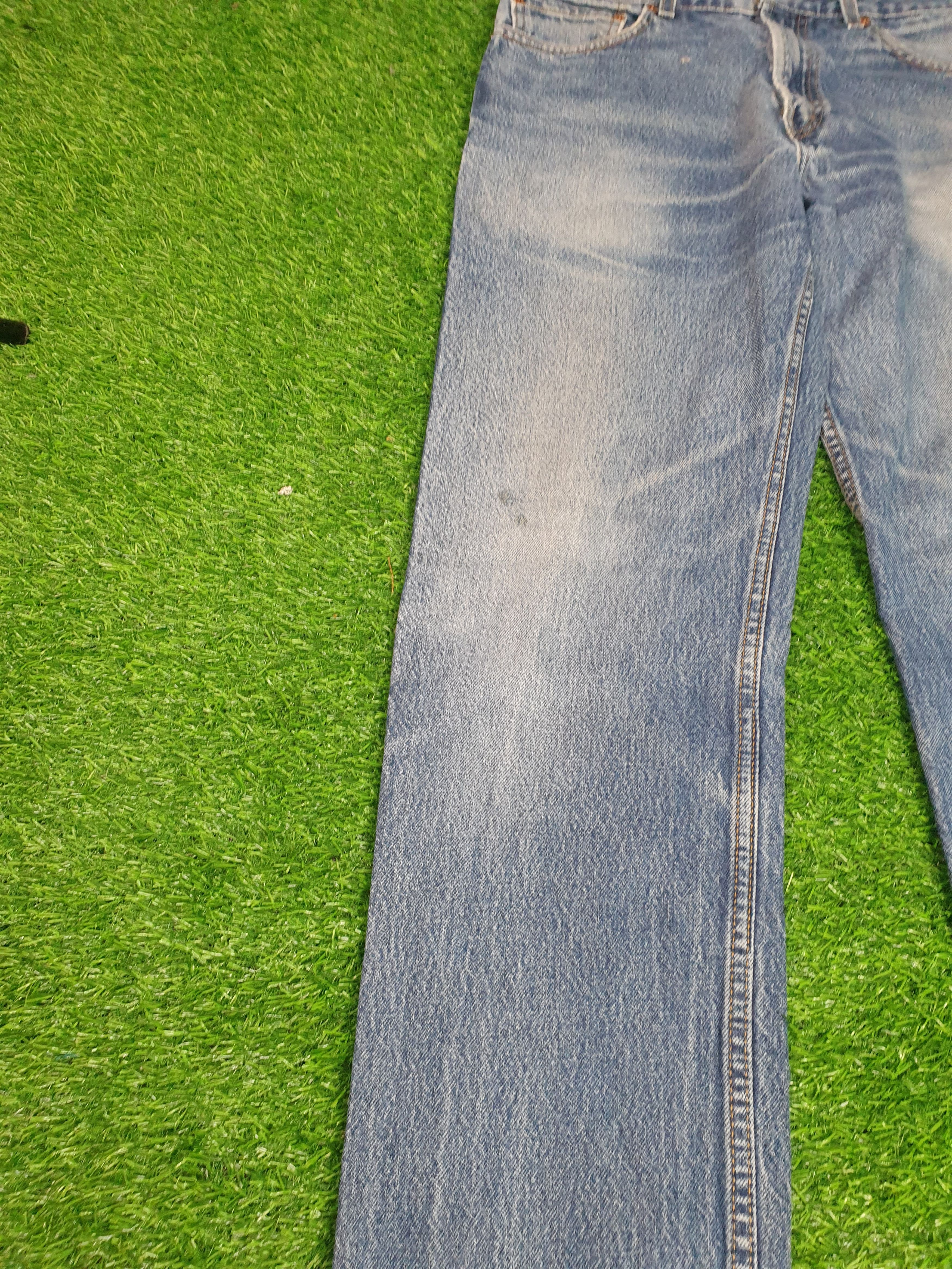 Levi's Vintage LEVIS 505 Sun Faded Stone Wash 33X34 Jeans L0110 Size US 33 - 4 Thumbnail