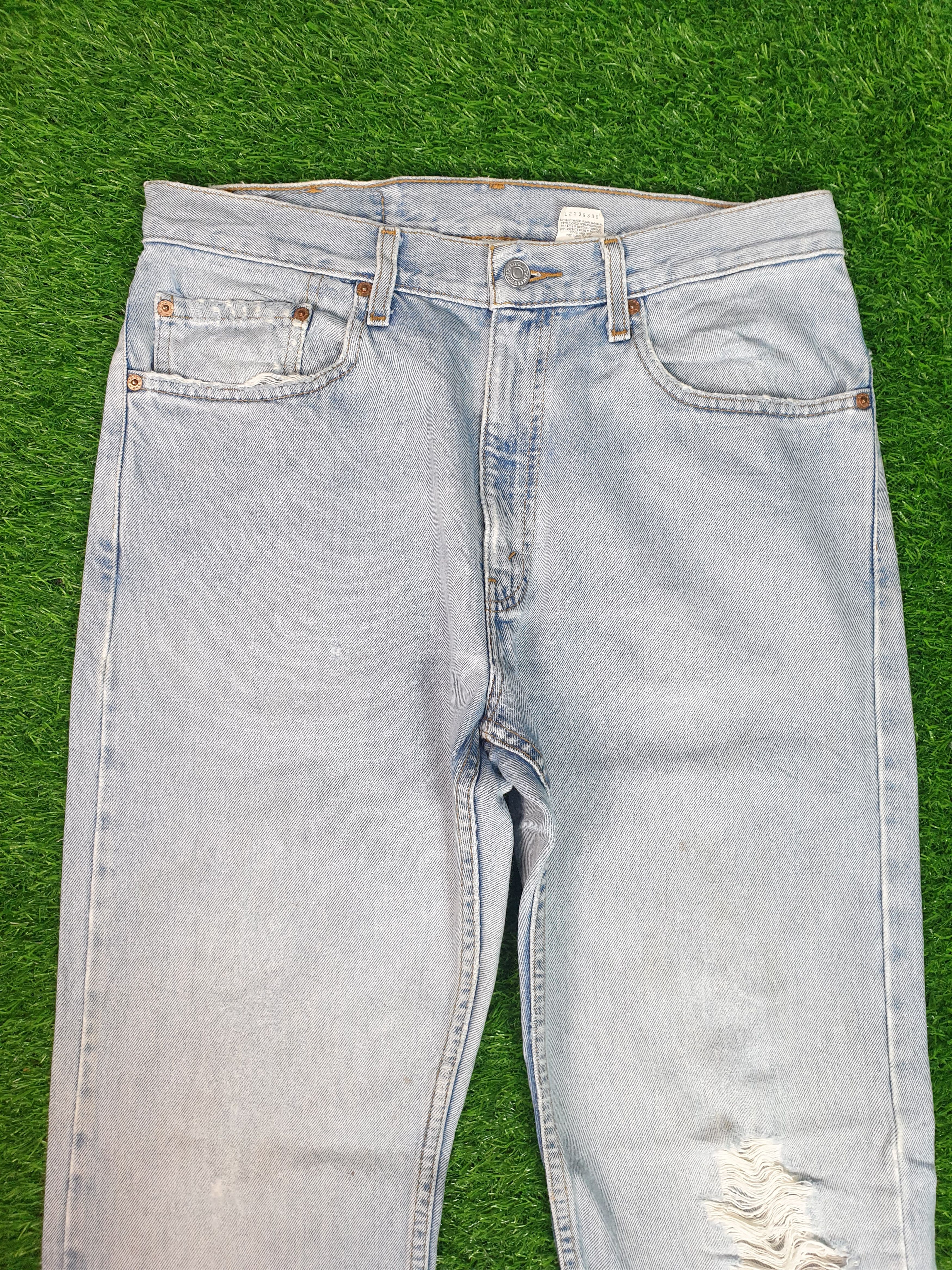 Levi's Vintage Clothing Vintage 90's LEVIS 505 Faded Distressed 32X33 Jeans L0096 Size US 32 / EU 48 - 3 Thumbnail