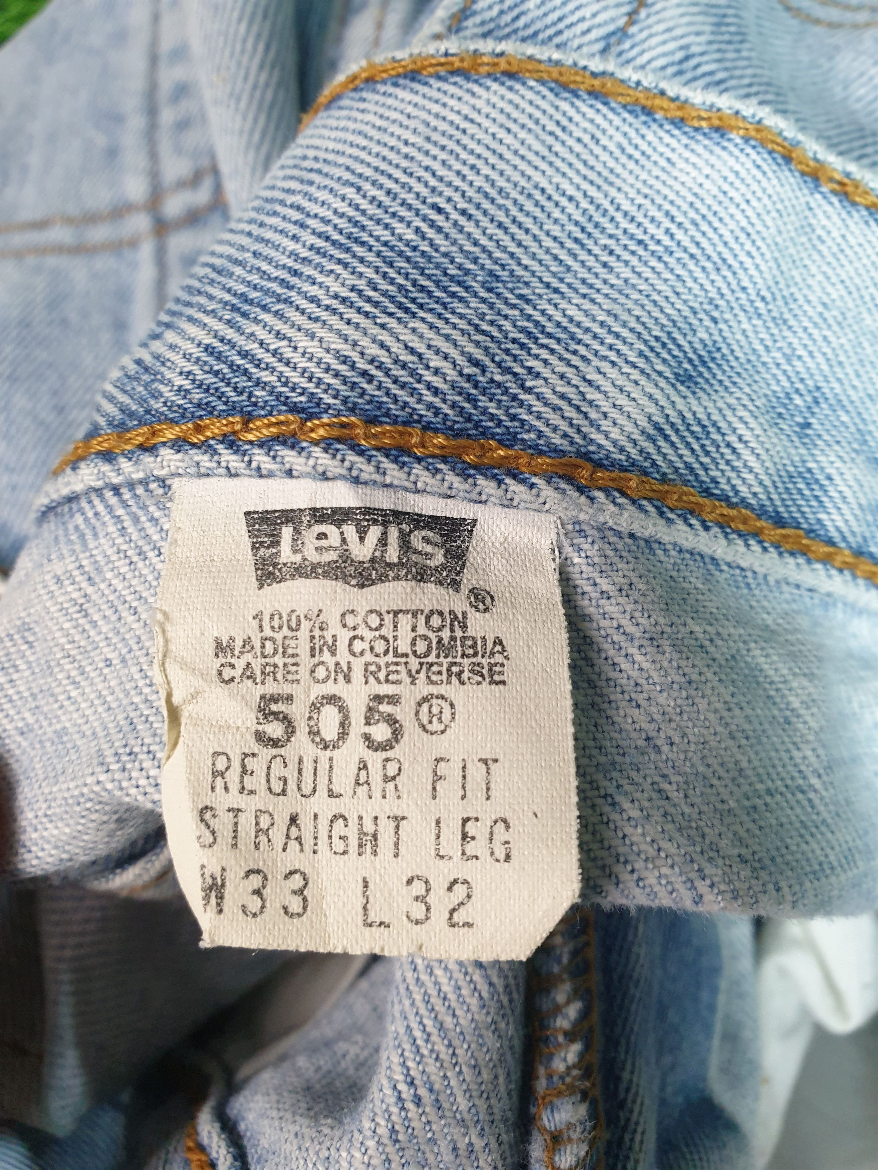 Levi's Vintage Clothing Vintage 90's LEVIS 505 Faded Distressed 32X33 Jeans L0096 Size US 32 / EU 48 - 11 Thumbnail