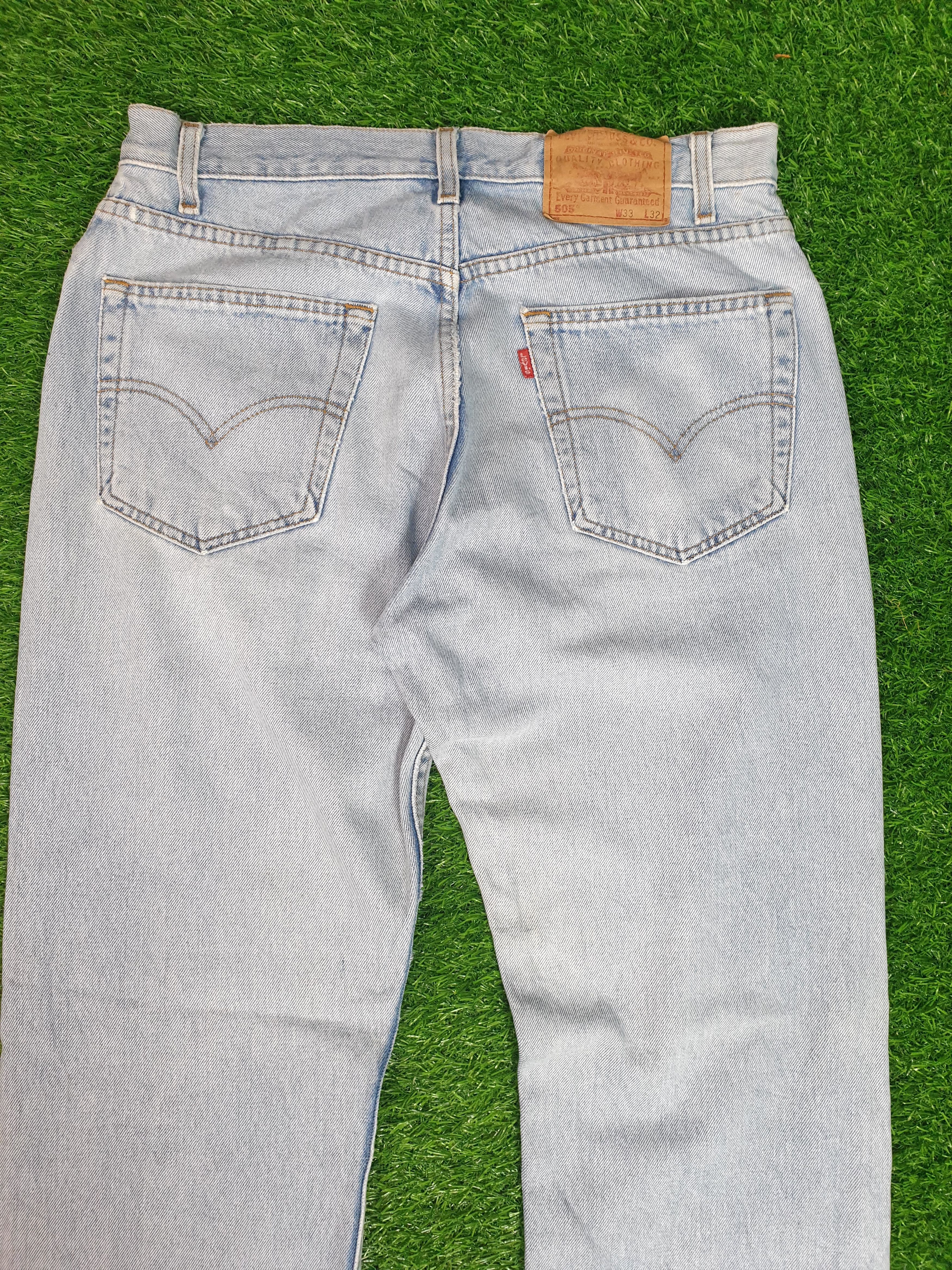 Levi's Vintage Clothing Vintage 90's LEVIS 505 Faded Distressed 32X33 Jeans L0096 Size US 32 / EU 48 - 8 Thumbnail