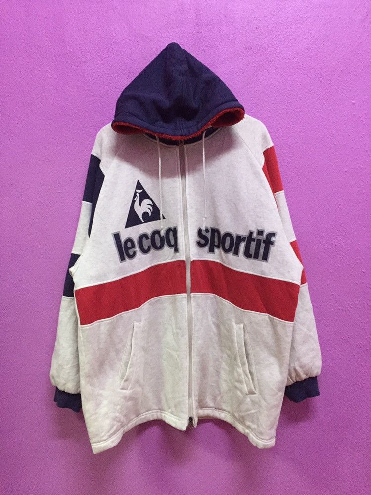 Le Coq Sportif Vintage 90's Lecoq Sportif Hoodies Size US XXL / EU 58 / 5 - 1 Thumbnail