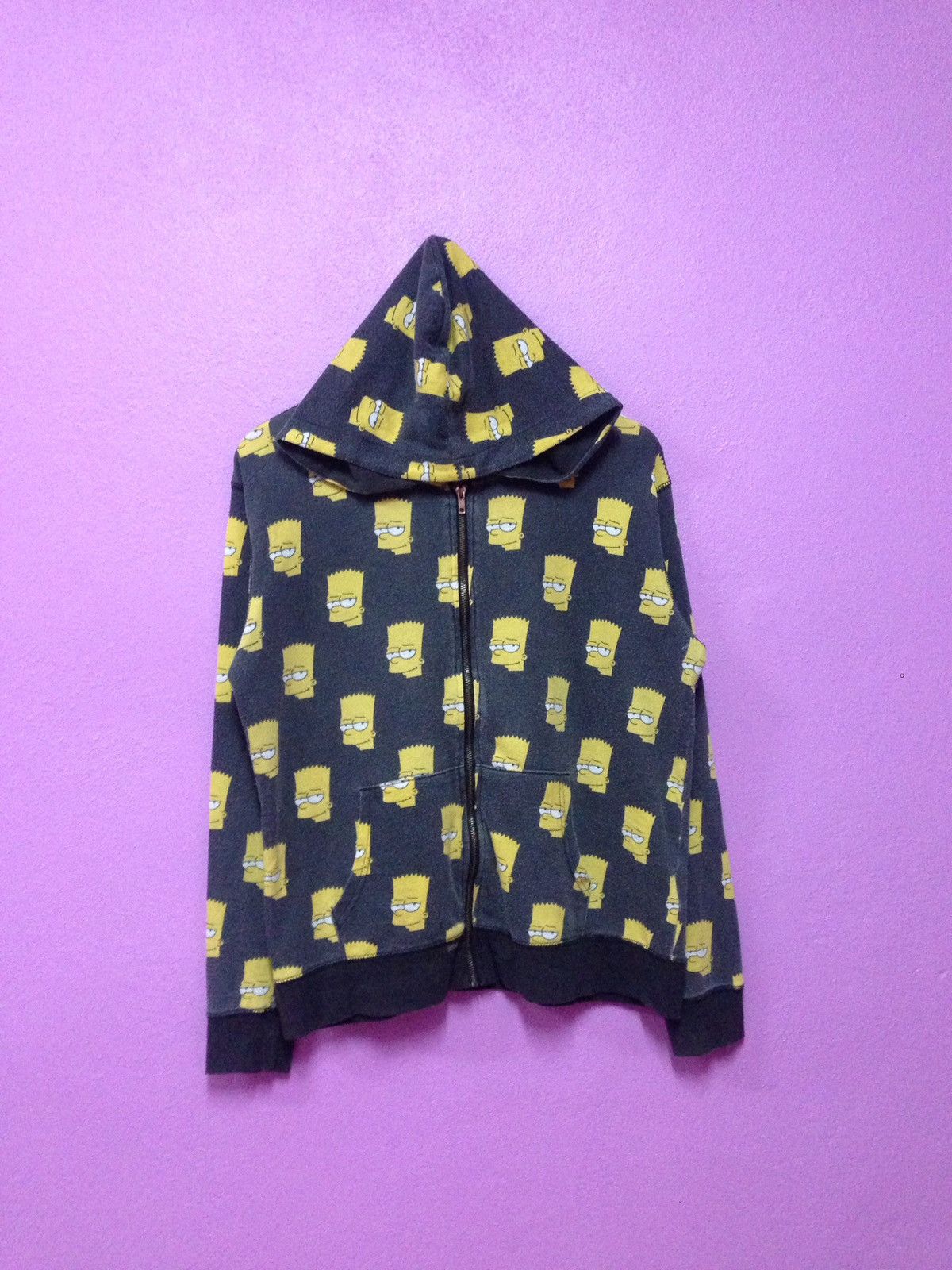 The Simpsons Vintage 90's The Simpsons Fullprints Hoodies Size M Size US M / EU 48-50 / 2 - 1 Thumbnail
