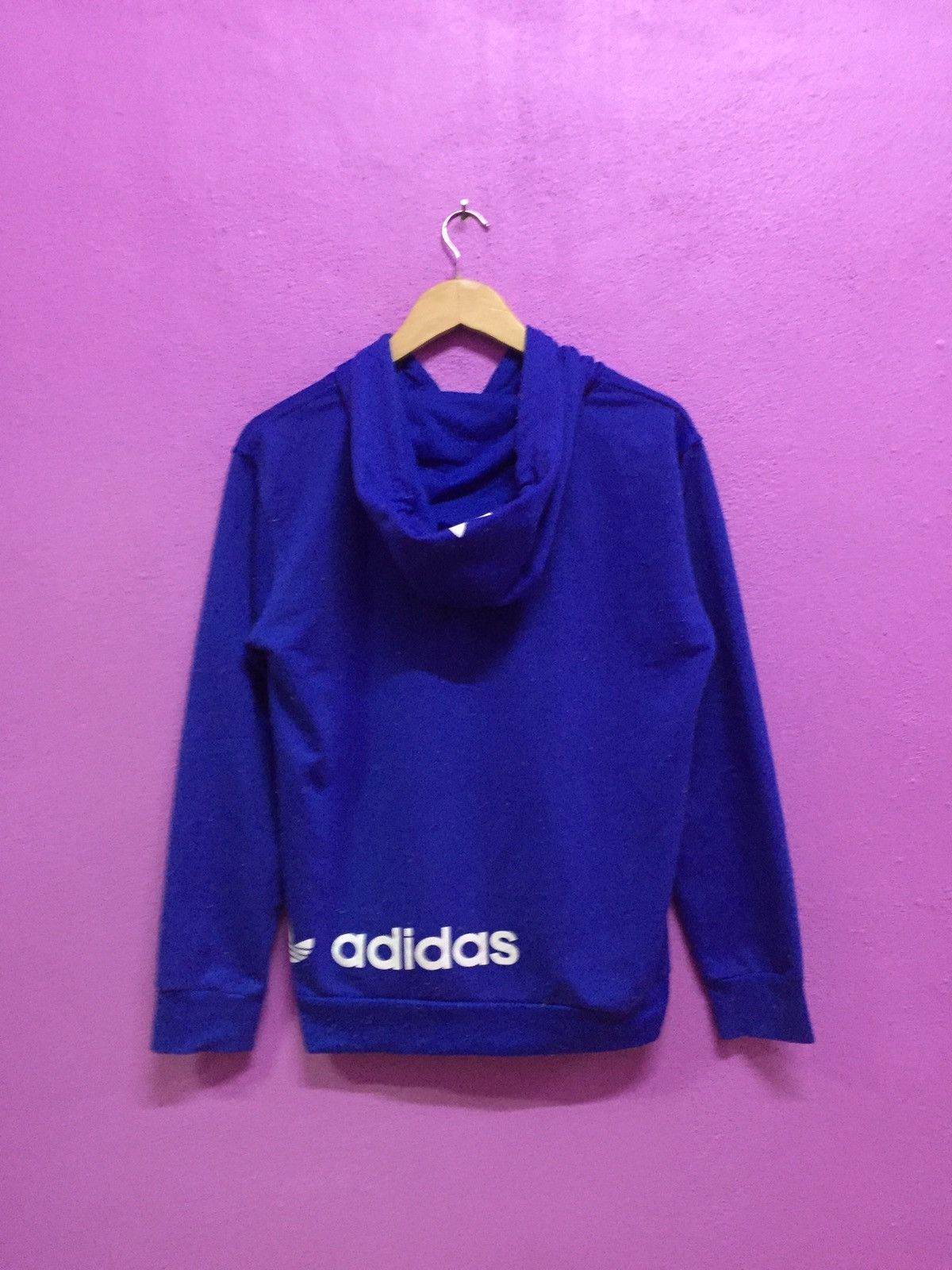 Adidas Vintage 90's Adidas Hoodies Size M Size US M / EU 48-50 / 2 - 2 Thumbnail