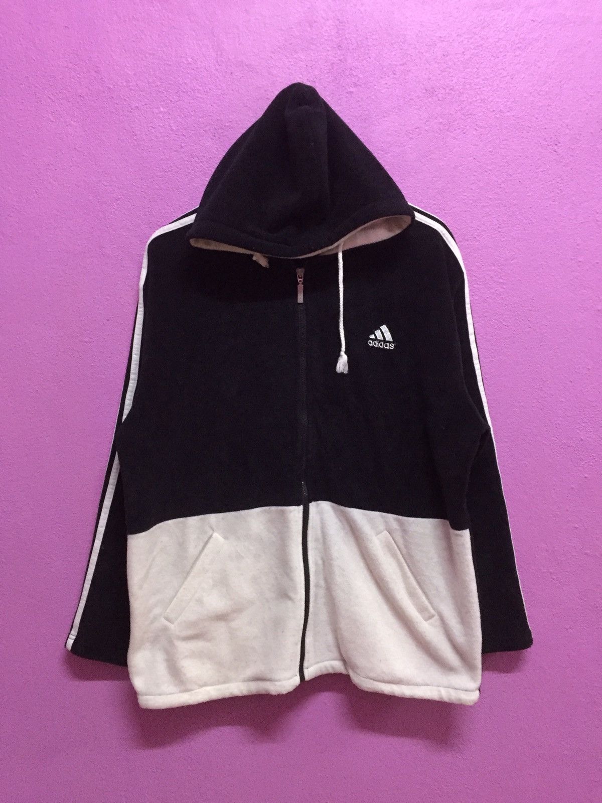 Adidas Vintage 90’s Adidas Hoodies Size US L / EU 52-54 / 3 - 1 Thumbnail