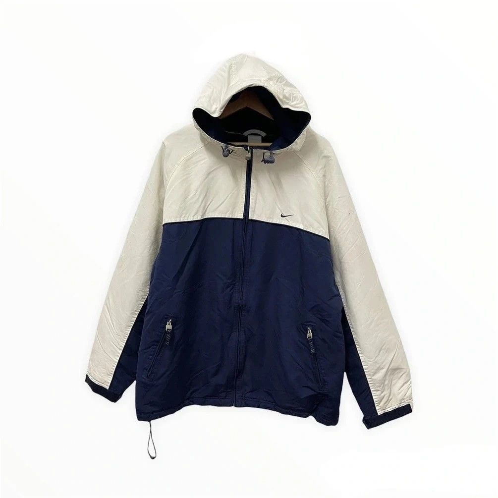 Nike × Vintage Vintage Y2K Nike Swoosh Zip Up Jacket Size US XL / EU 56 / 4 - 1 Thumbnail