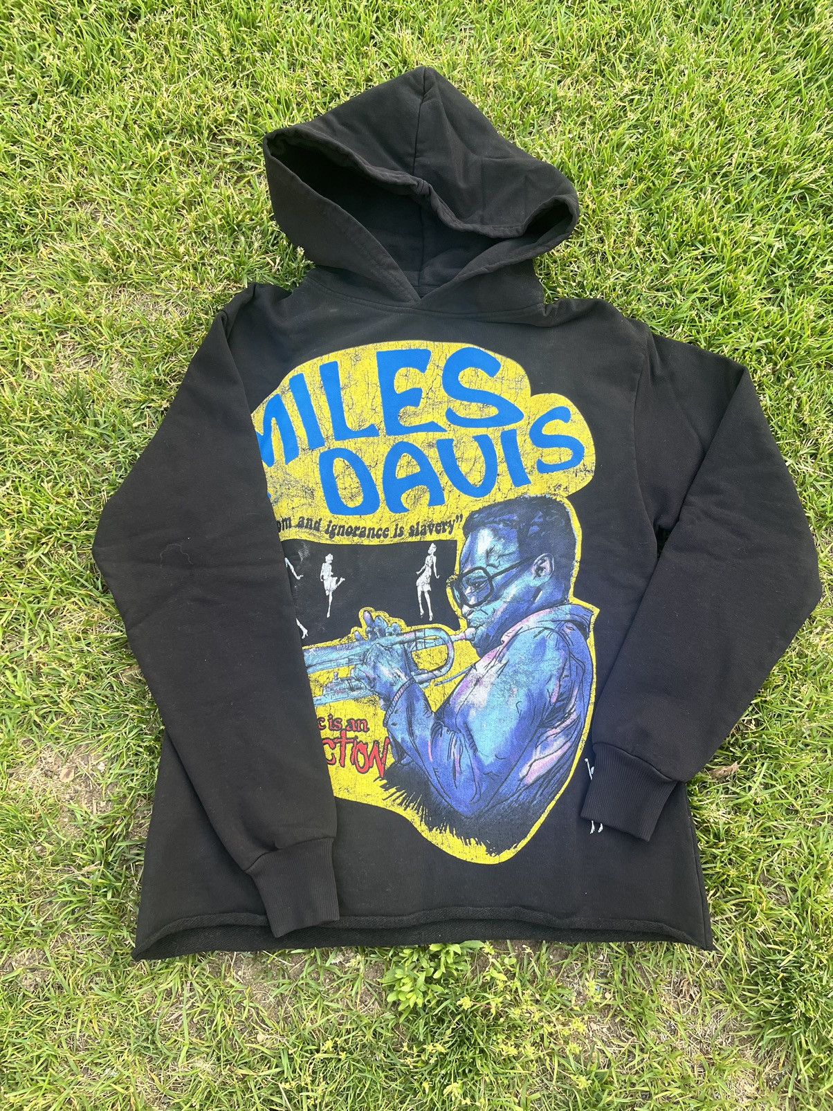 image of Barriers Miles Davis Hood in Black, Men's (Size Medium)