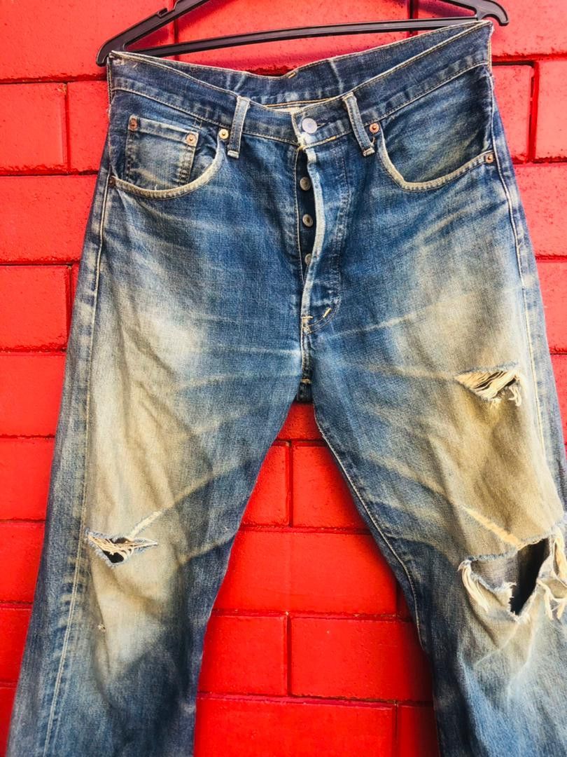 Japanese Brand × Vintage Vintage Levis Big E 80s Japanese Designer Fashion Style Size US 30 / EU 46 - 3 Thumbnail