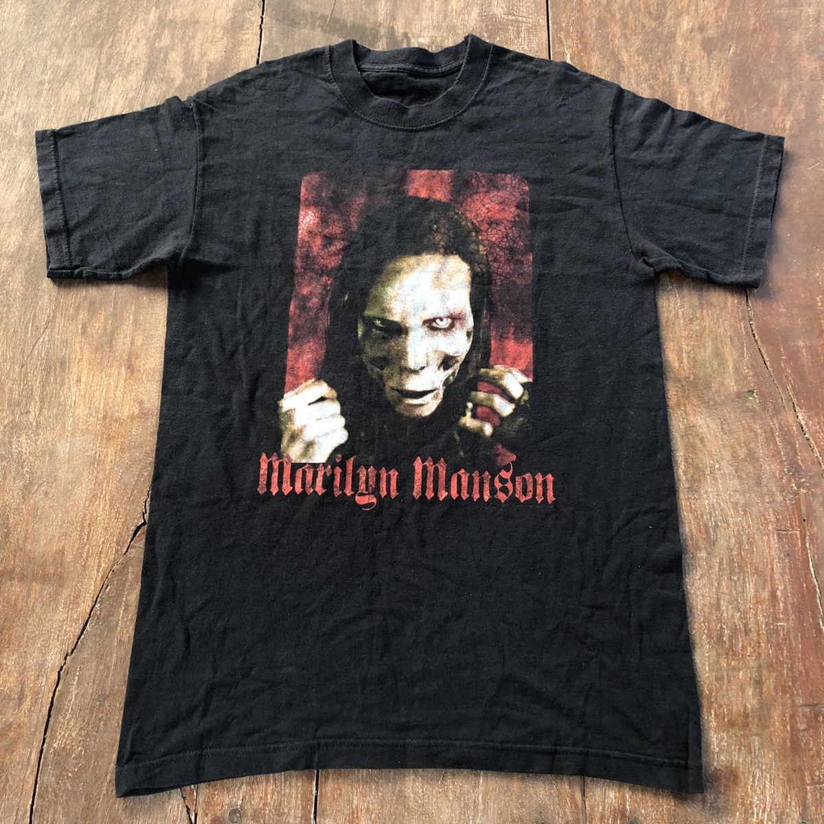 Band Tees Marilyn Manson Tour 2000 Vintage T Shirt Size US S / EU 44-46 / 1 - 1 Thumbnail