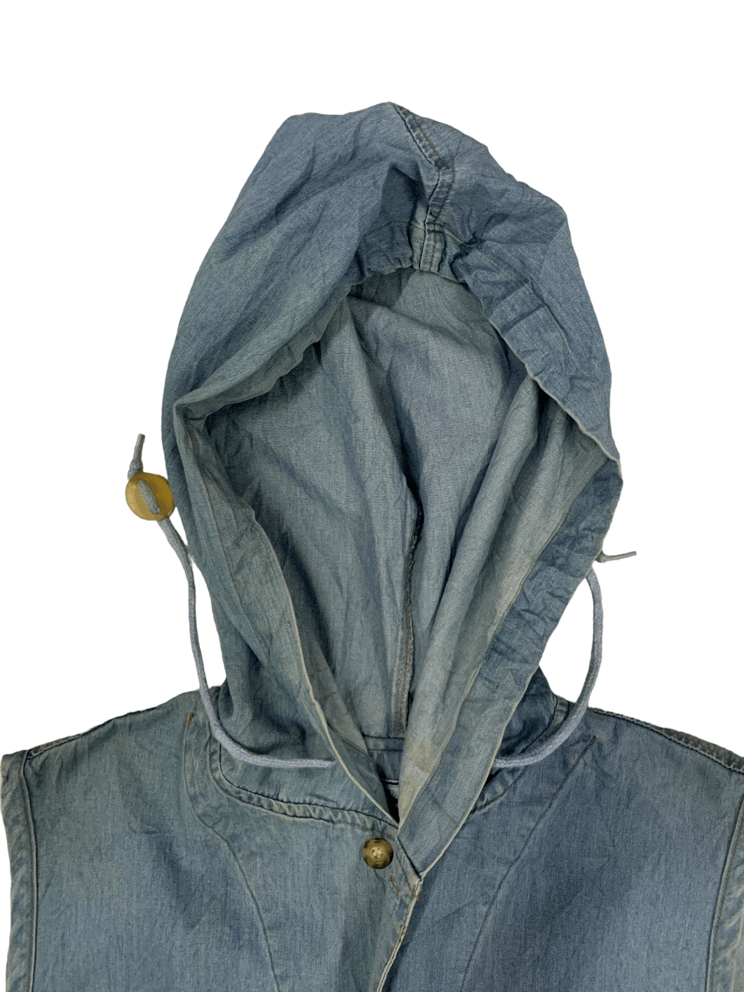 Japanese Brand Vintage Bobson Faded Hooded Vest Size US M / EU 48-50 / 2 - 2 Thumbnail