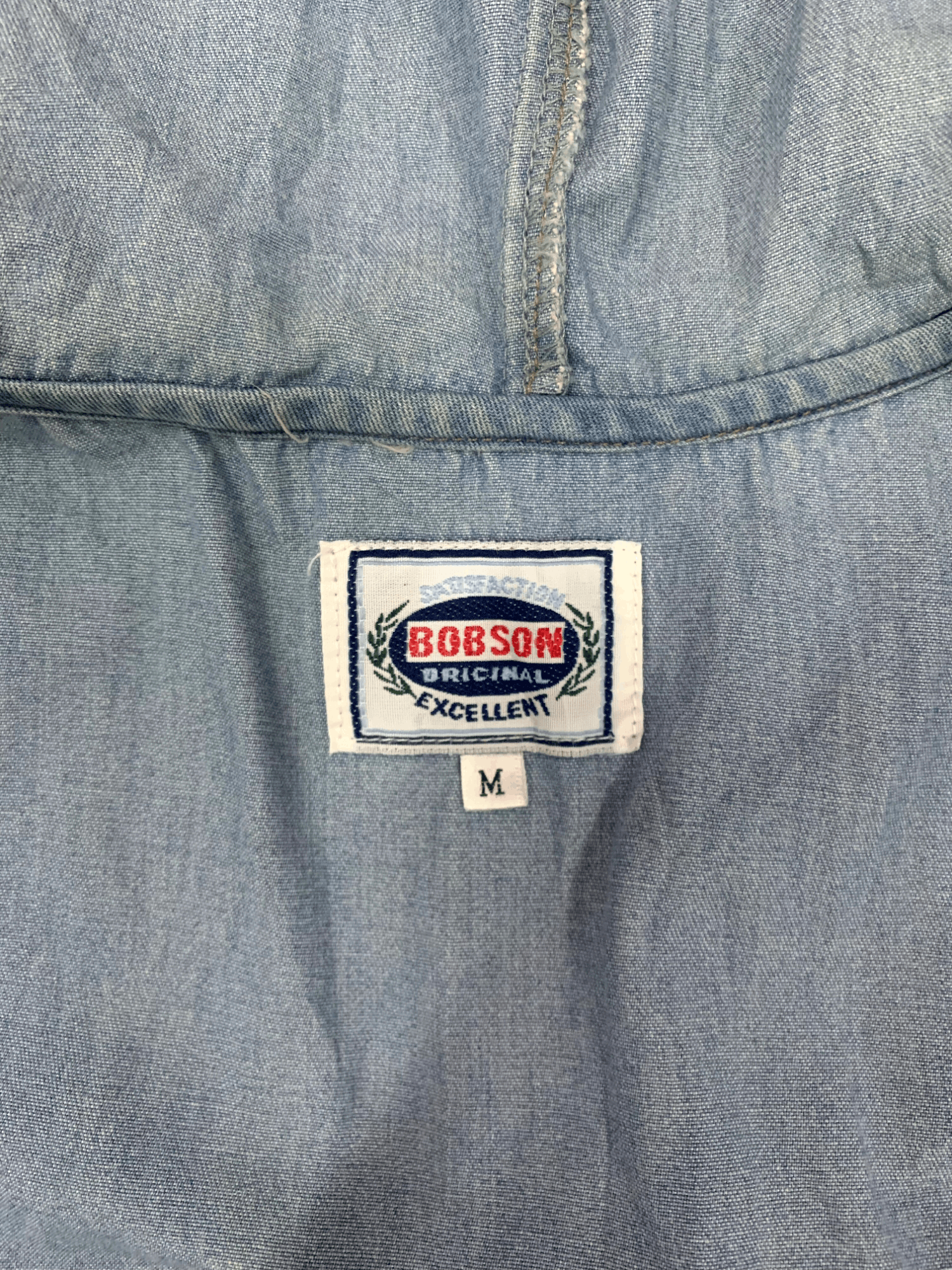 Japanese Brand Vintage Bobson Faded Hooded Vest Size US M / EU 48-50 / 2 - 4 Thumbnail