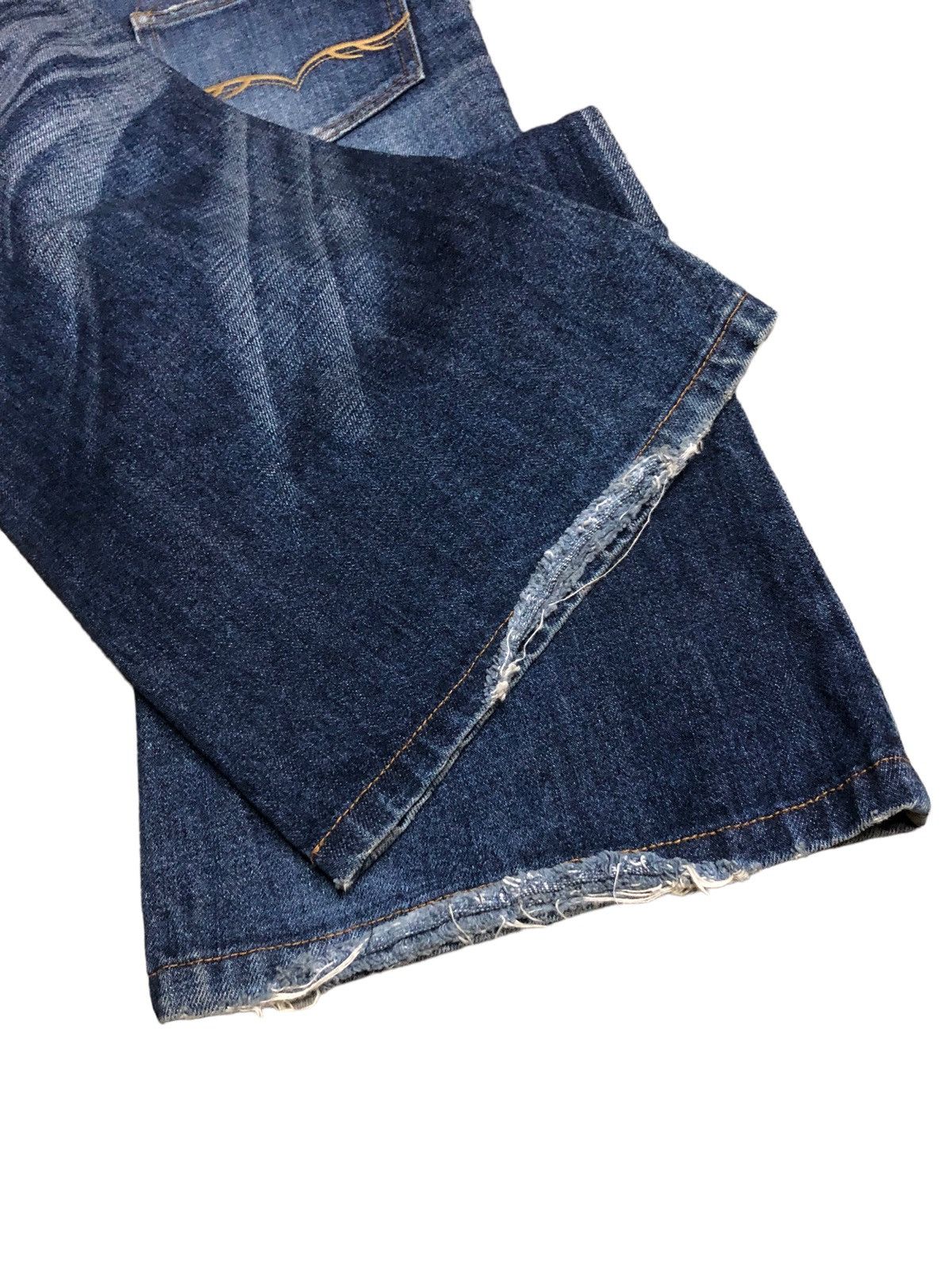 GOSTAR DE FUGA × Japanese Brand FLARED⚡️FUGA JAPAN WASHED BLUE DENIM WITH SUSPENDER Size 28" / US 6 / IT 42 - 6 Thumbnail
