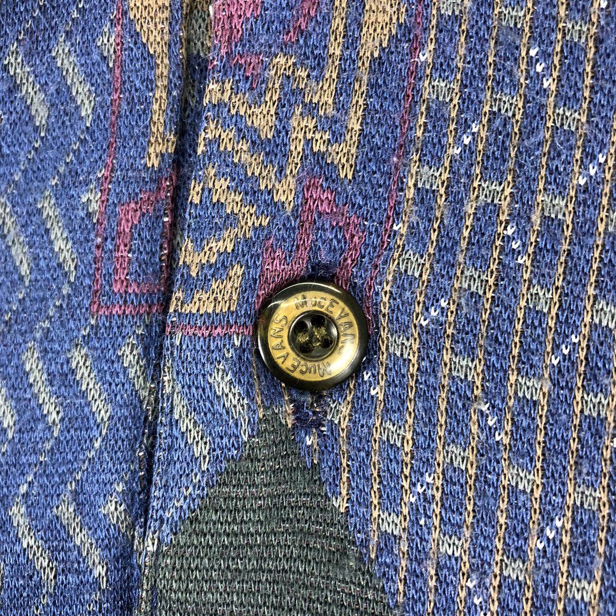 Aran Isles Knitwear Vintage 90's Knit Polo Shirt Single Pocket by Muc Evans Size US L / EU 52-54 / 3 - 12 Thumbnail
