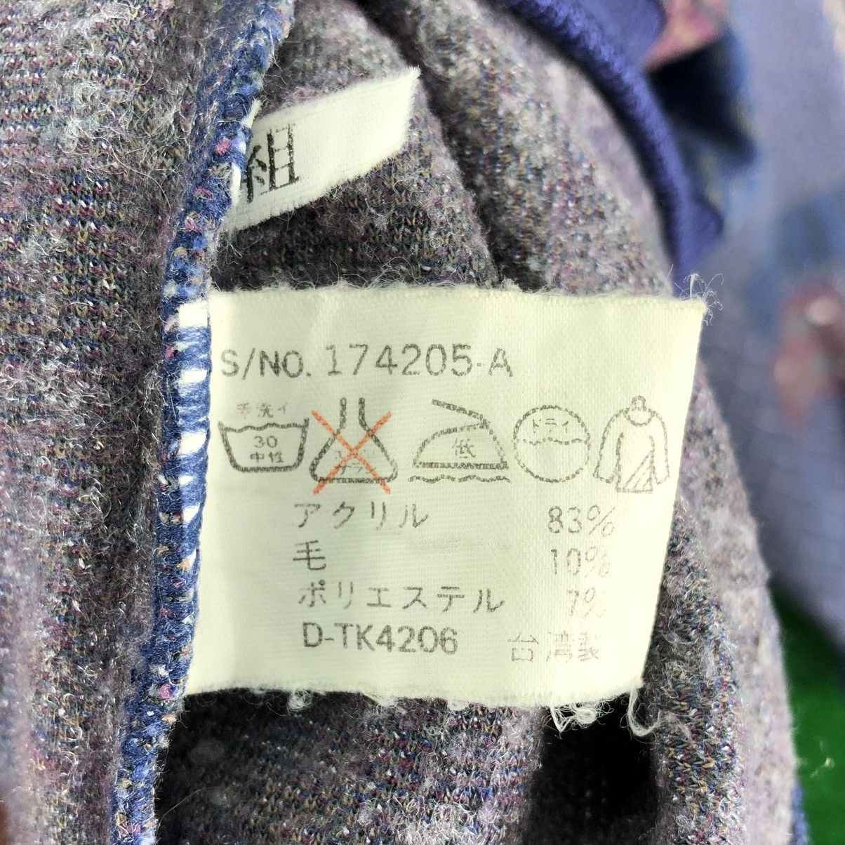 Aran Isles Knitwear Vintage 90's Knit Polo Shirt Single Pocket by Muc Evans Size US L / EU 52-54 / 3 - 17 Thumbnail