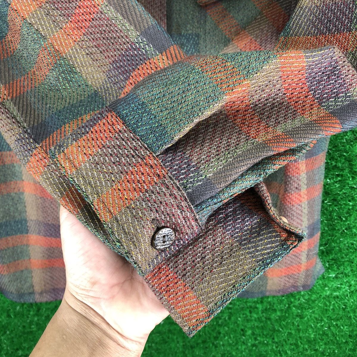 Vintage Wool Blouse Single Pocket Japanese Brand by Doodle
