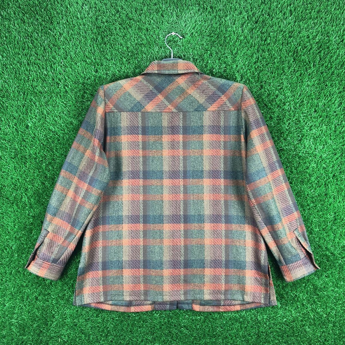 Vintage Wool Blouse Single Pocket Japanese Brand by Doodle