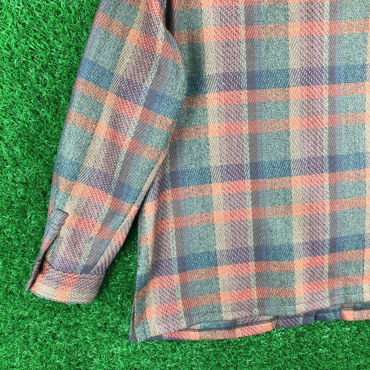 Vintage Wool Blouse Single Pocket Japanese Brand by Doodle
