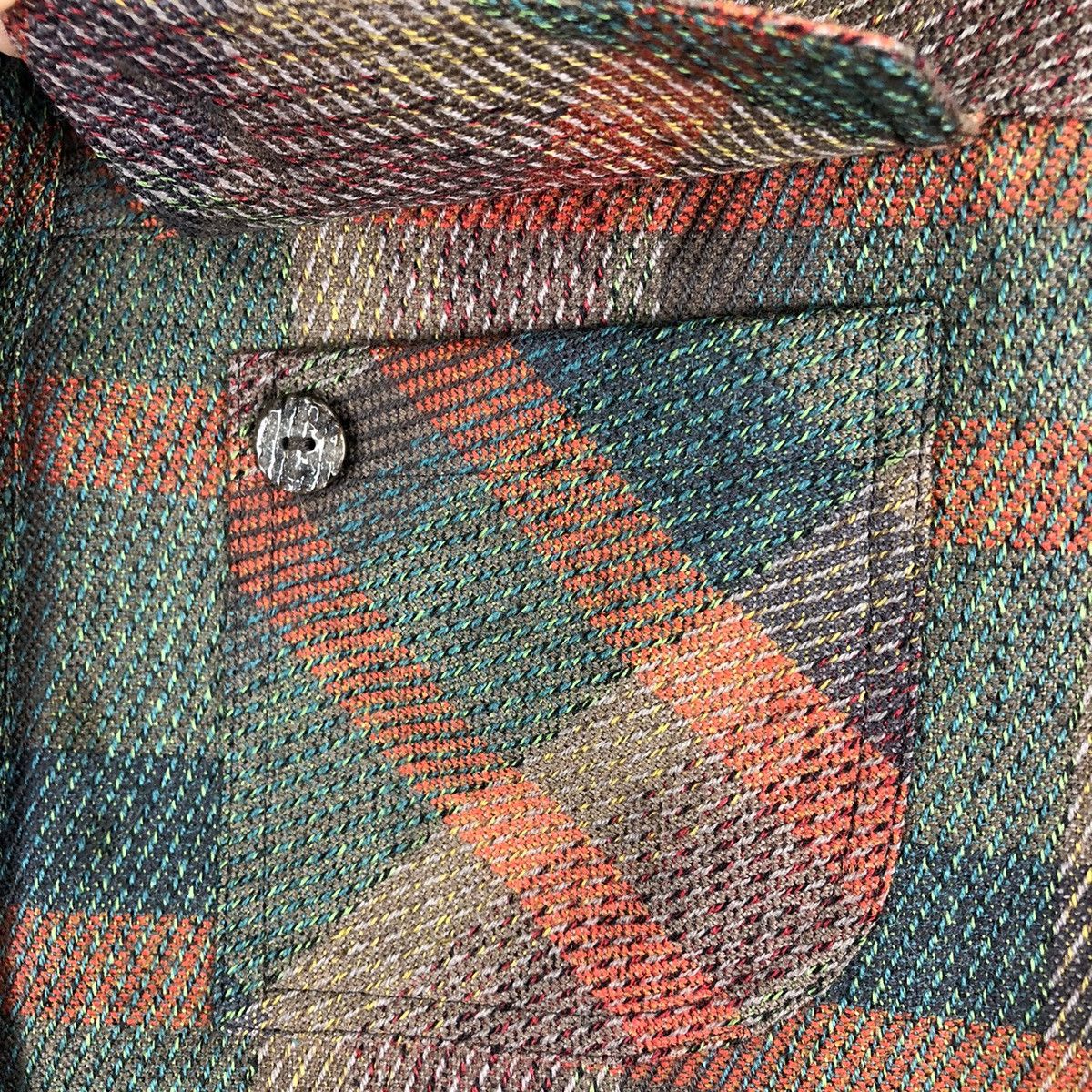 Vintage Wool Blouse Single Pocket Japanese Brand by Doodle