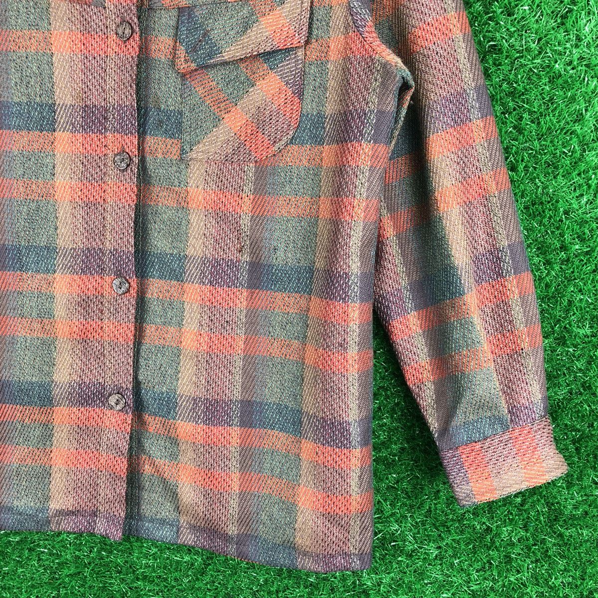 Vintage Wool Blouse Single Pocket Japanese Brand by Doodle
