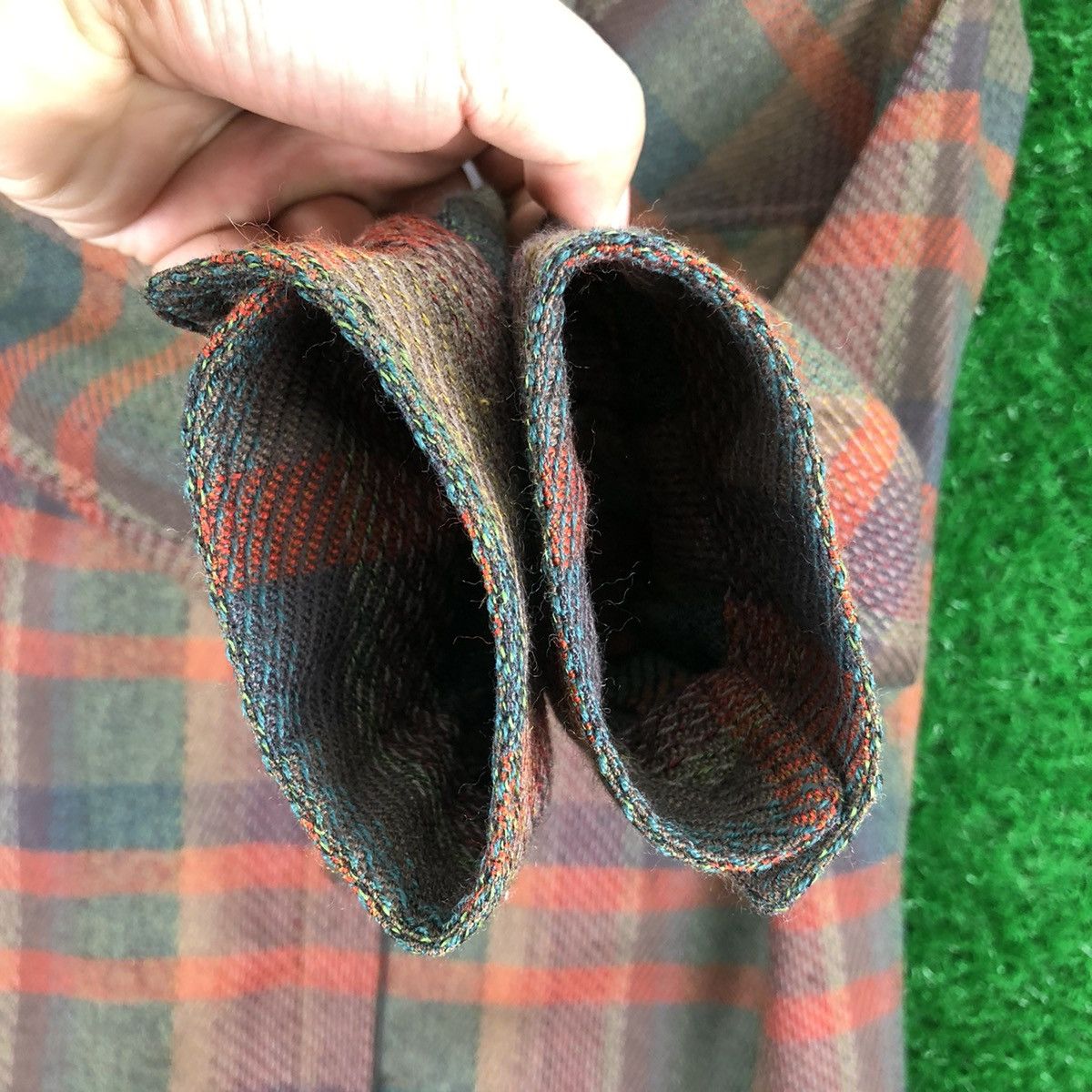 Vintage Wool Blouse Single Pocket Japanese Brand by Doodle