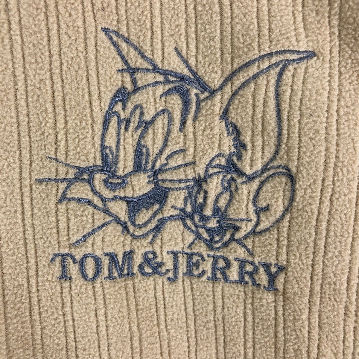 Cartoon Network Vintage Tom & Jerry Embroidered Zipper Sweater Hoodie Size US XL / EU 56 / 4 - 8 Thumbnail