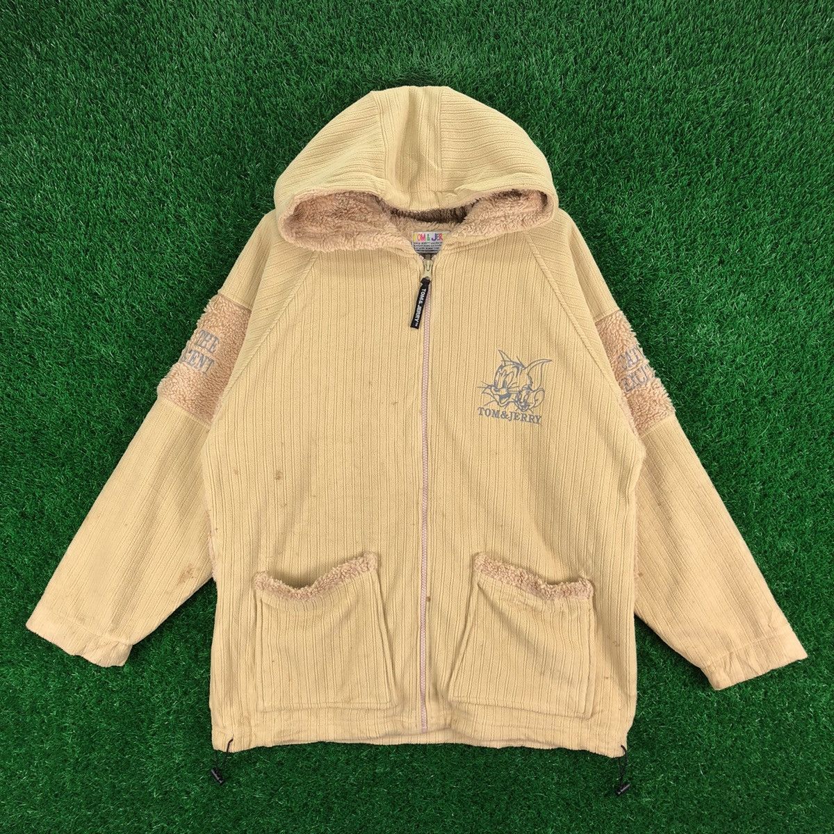 Cartoon Network Vintage Tom & Jerry Embroidered Zipper Sweater Hoodie Size US XL / EU 56 / 4 - 4 Thumbnail