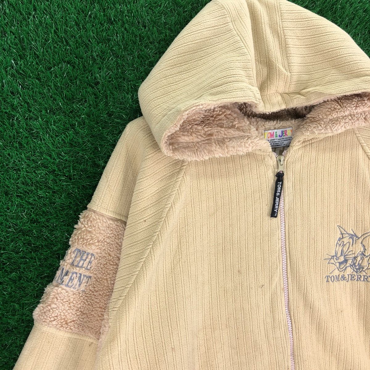 Cartoon Network Vintage Tom & Jerry Embroidered Zipper Sweater Hoodie Size US XL / EU 56 / 4 - 5 Thumbnail