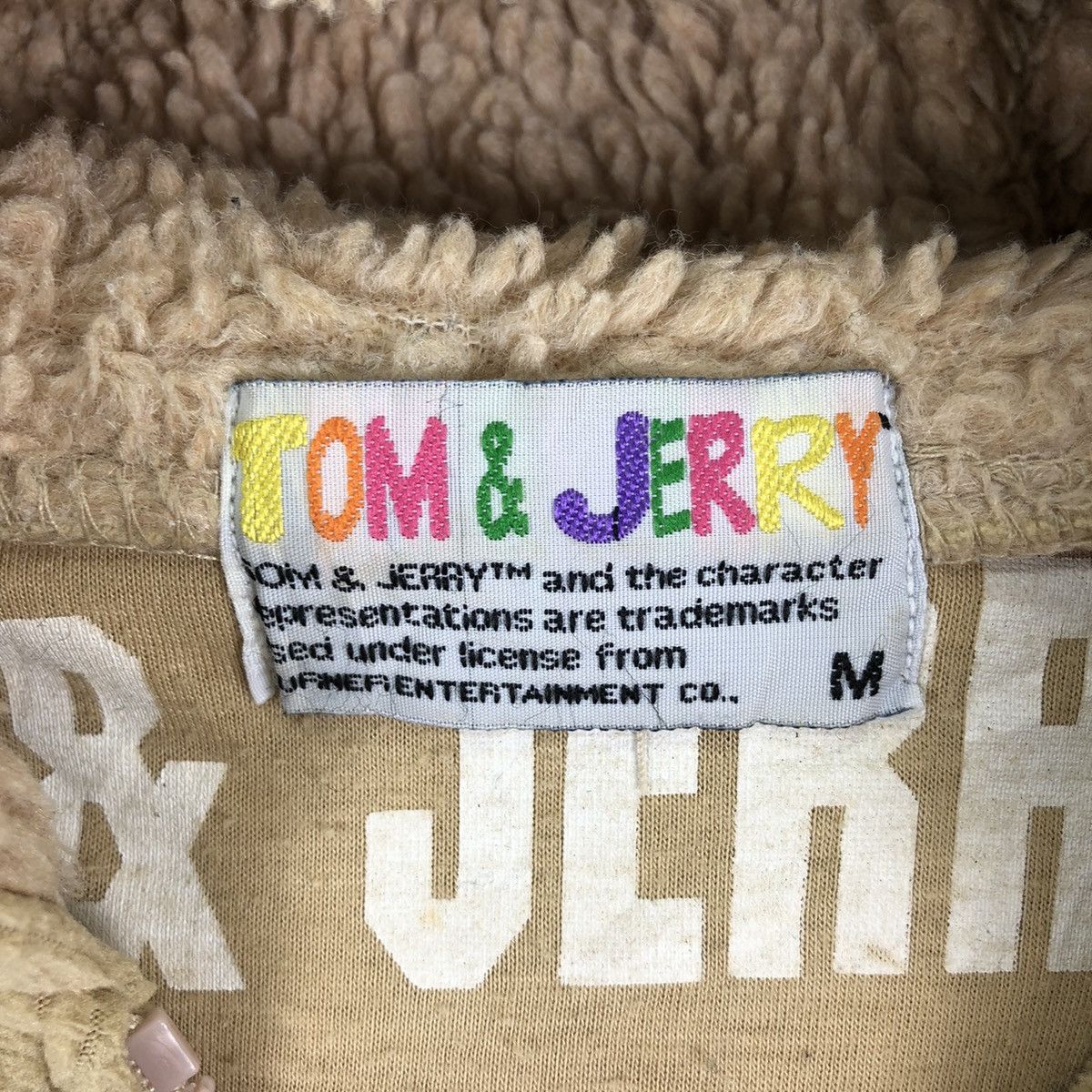 Cartoon Network Vintage Tom & Jerry Embroidered Zipper Sweater Hoodie Size US XL / EU 56 / 4 - 13 Thumbnail