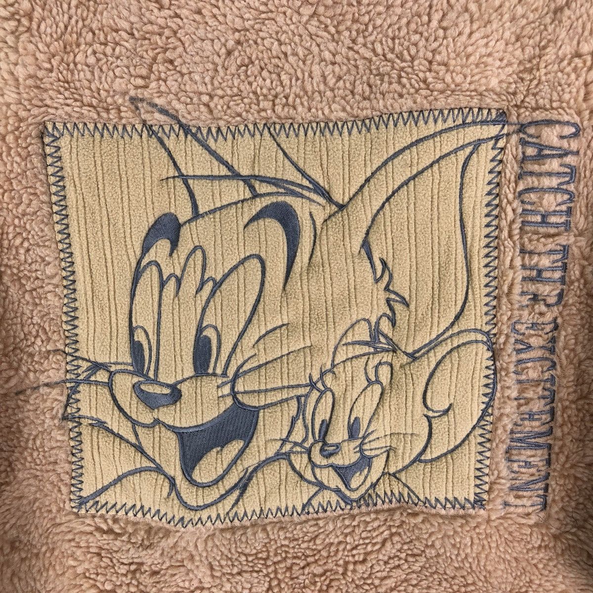 Cartoon Network Vintage Tom & Jerry Embroidered Zipper Sweater Hoodie Size US XL / EU 56 / 4 - 9 Thumbnail