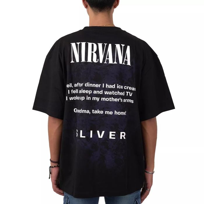 Vintage Nirvana Sliver Bootleg Band Tee T Shirt | Grailed