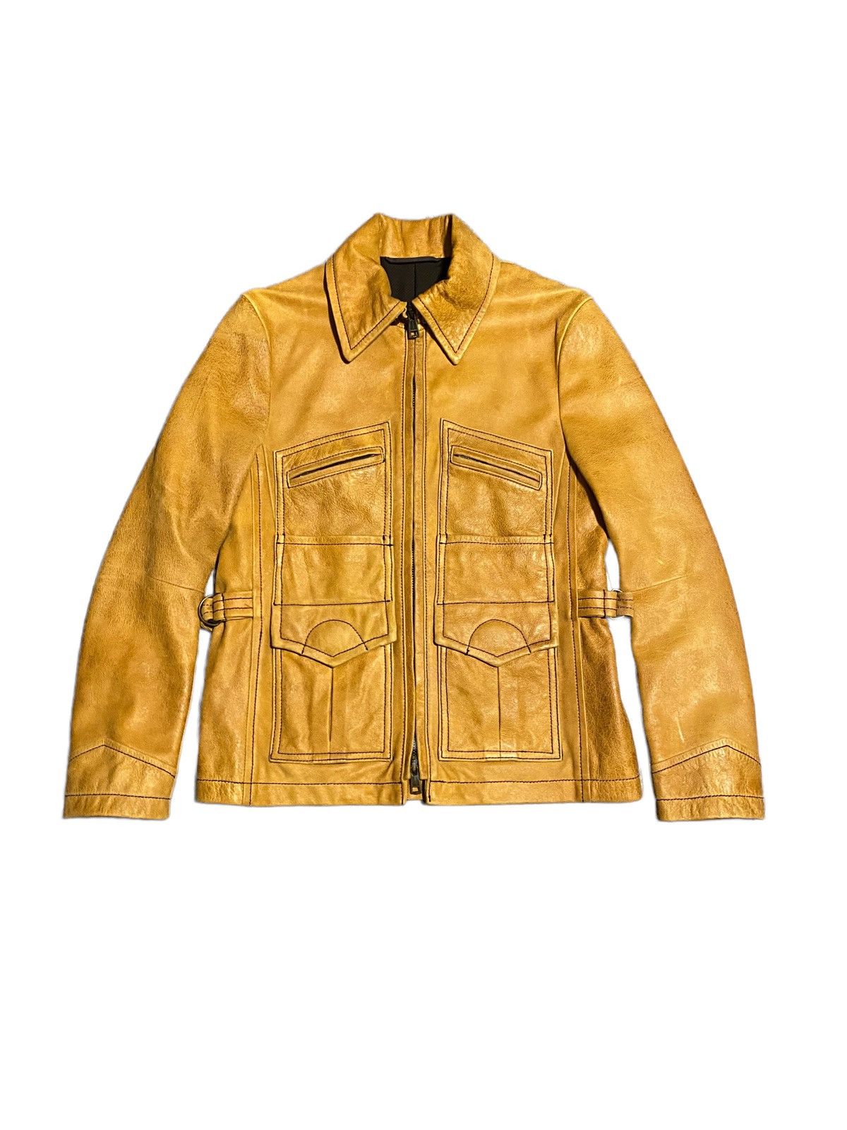 ジャケット・アウター NUMBER (N)INE 08aw cow leather coat Number (N)ine - Archived