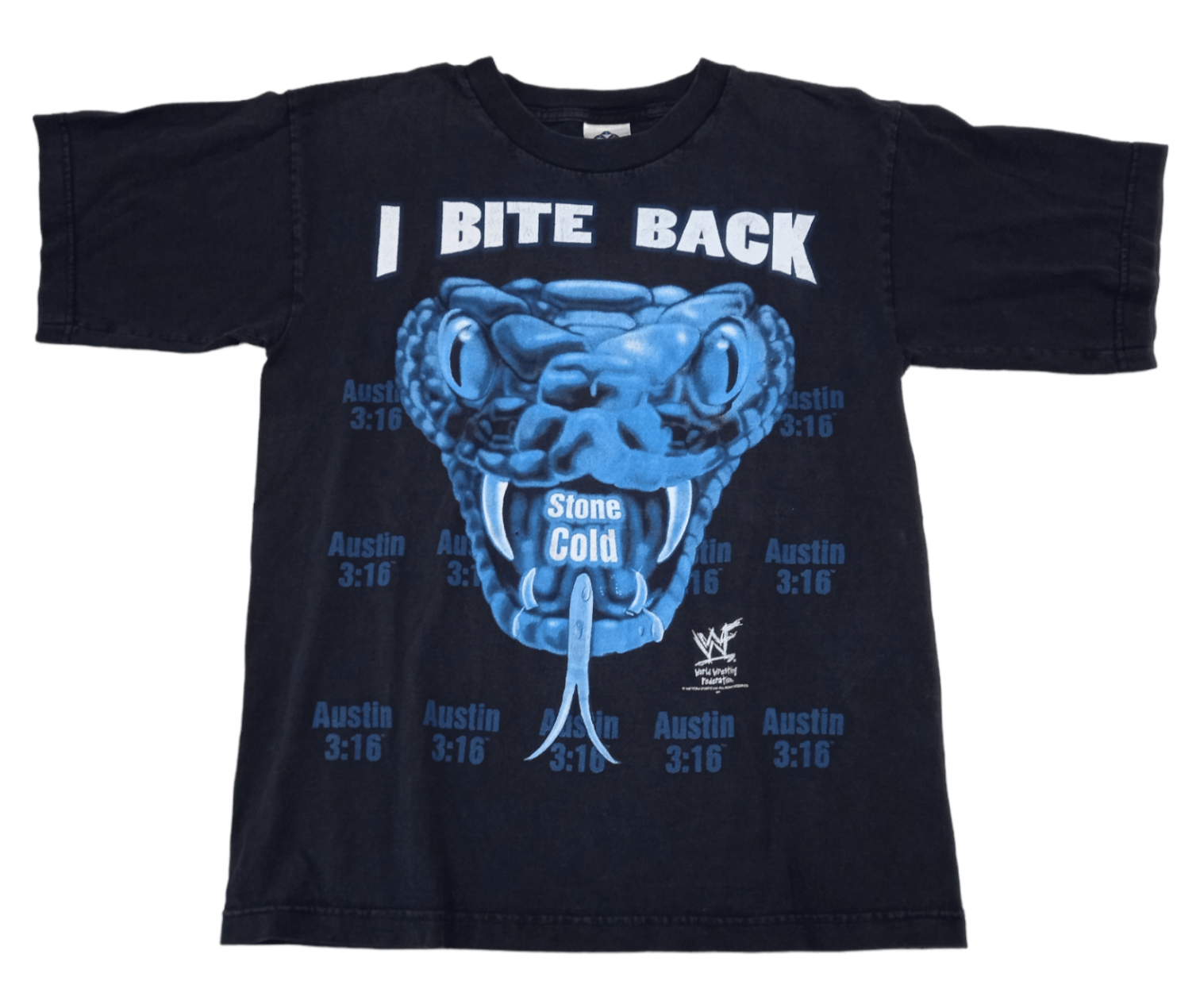 Vintage VINTAGE 90s WWF Stone Cold Steve Austin T-Shirt Youth Size US XS / EU 42 / 0 - 1 Thumbnail