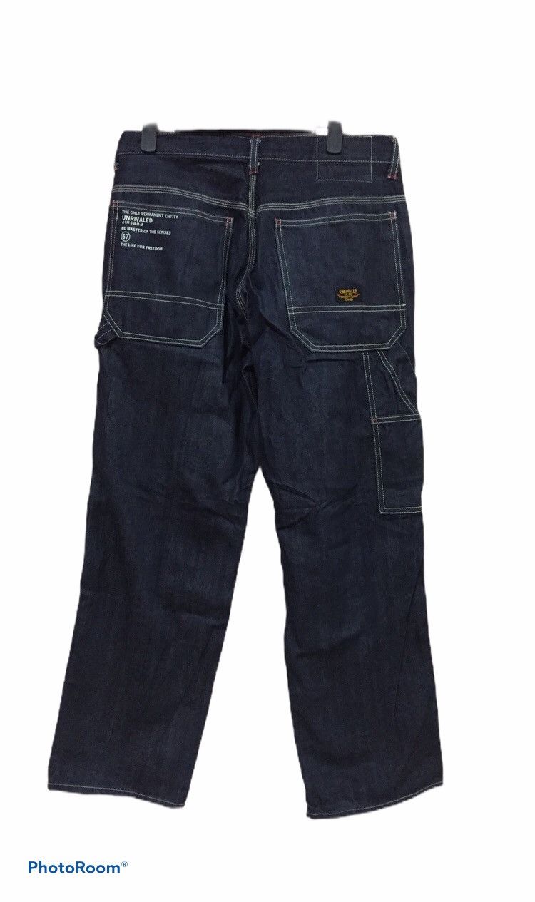 Japanese Brand UNRIVALED THE MOST ANARCHIC CARPENTER INDIGO BLUE MILITARY Size US 32 / EU 48 - 3 Thumbnail