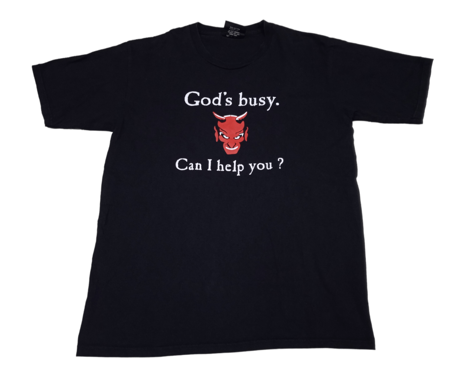 Vintage God is Busy T-Shirt Size US L / EU 52-54 / 3 - 1 Thumbnail
