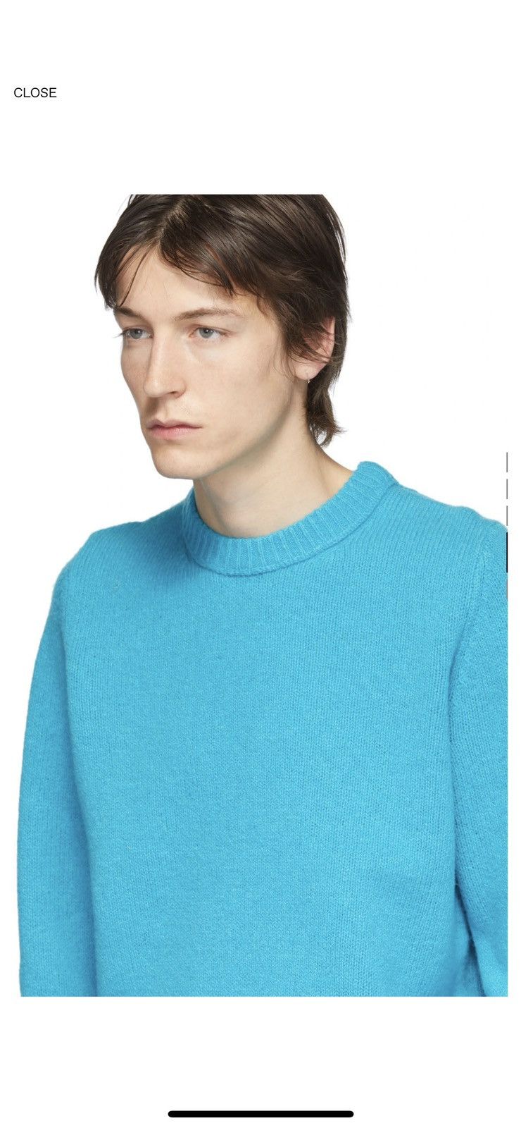 Acne Studios Acne Studios Kai Shetland Crew Knit Size US XL / EU 56 / 4 - 5 Thumbnail