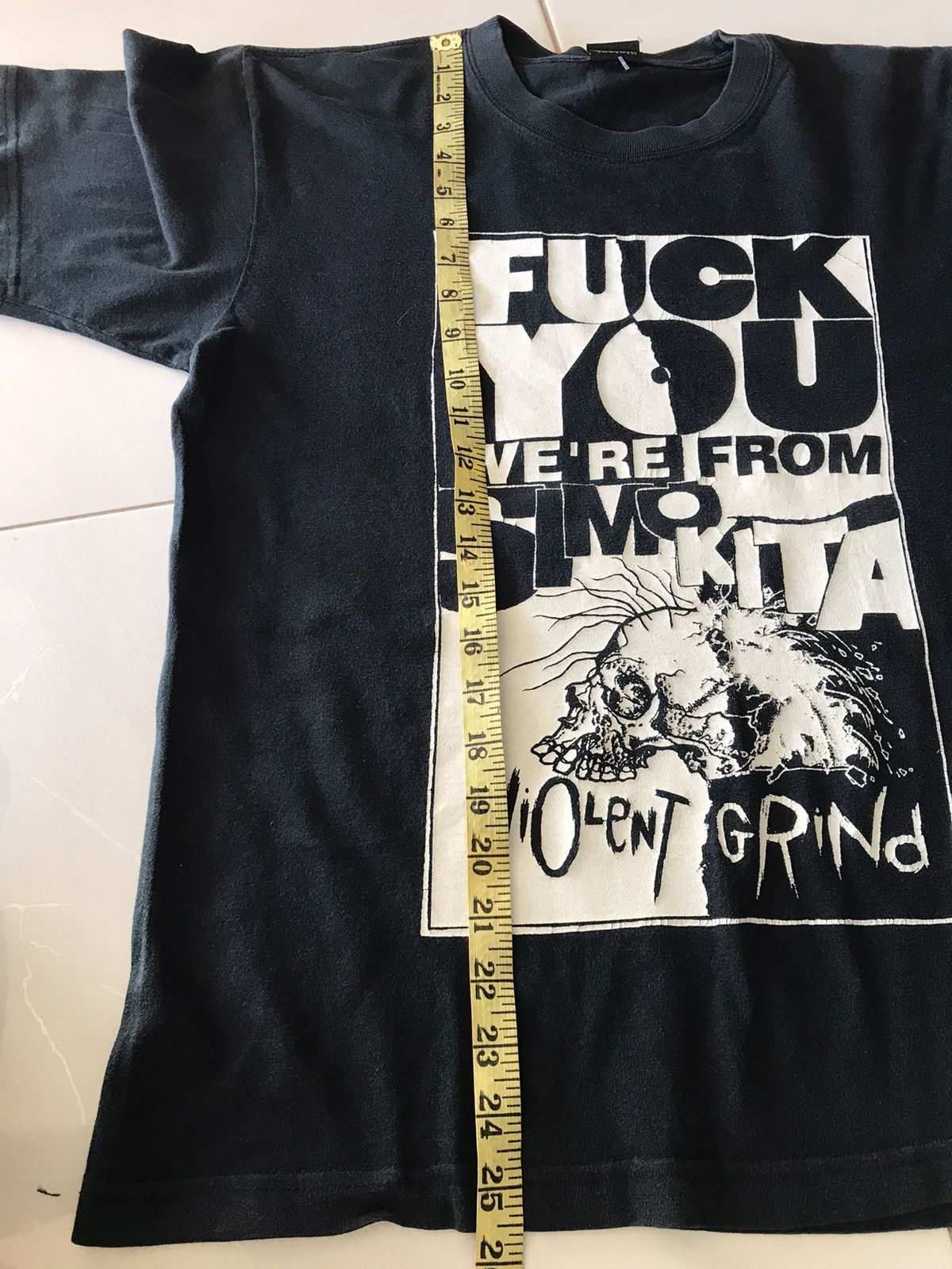 Vintage Vintage Violent Grind Pushead Tee Metallica Nirvana Size US M / EU 48-50 / 2 - 11 Thumbnail