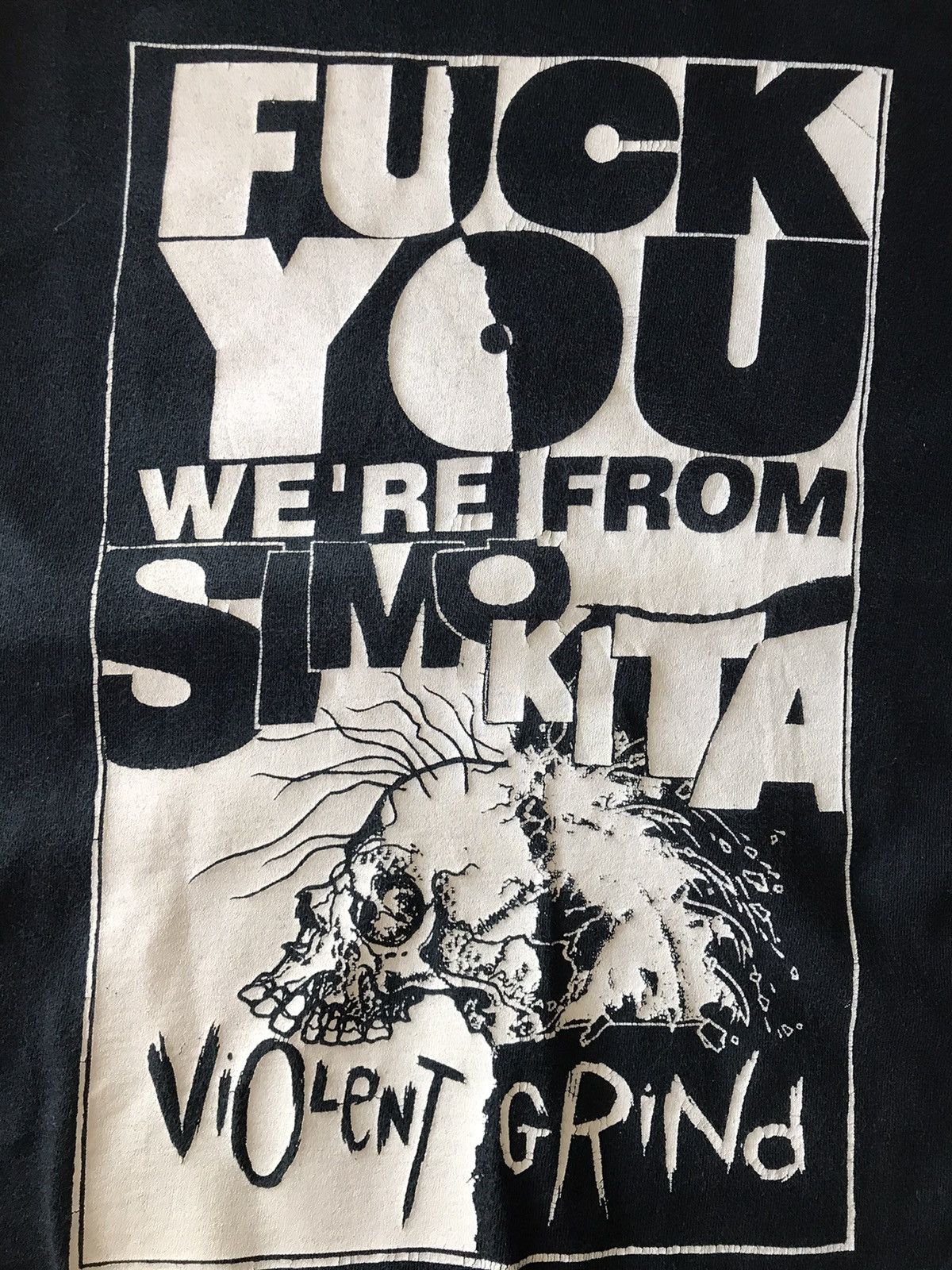 Vintage Vintage Violent Grind Pushead Tee Metallica Nirvana Size US M / EU 48-50 / 2 - 6 Thumbnail