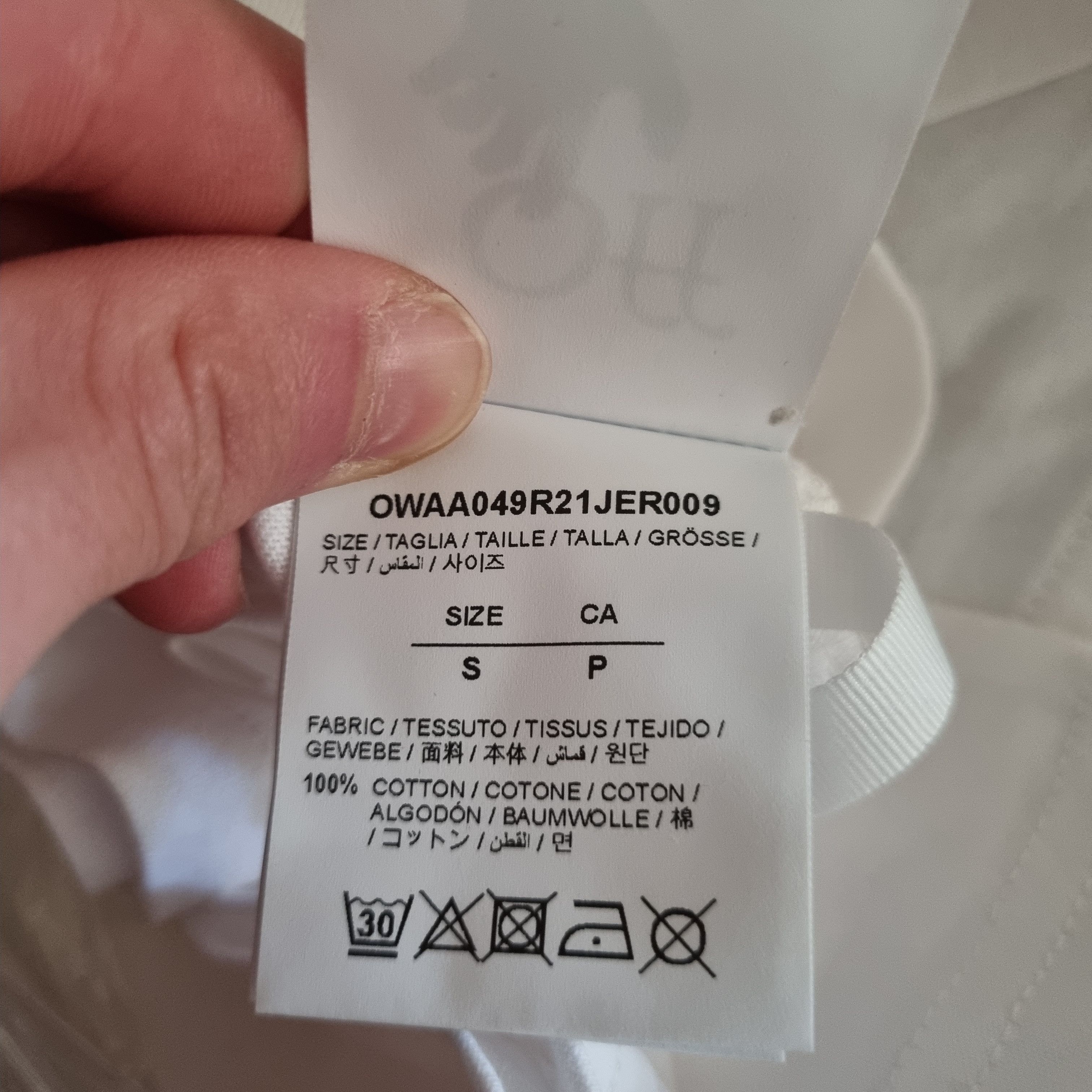 Off-White Off White Virgil Gradient Pink Rainbow Logo Small Size S / US 4 / IT 40 - 6 Thumbnail