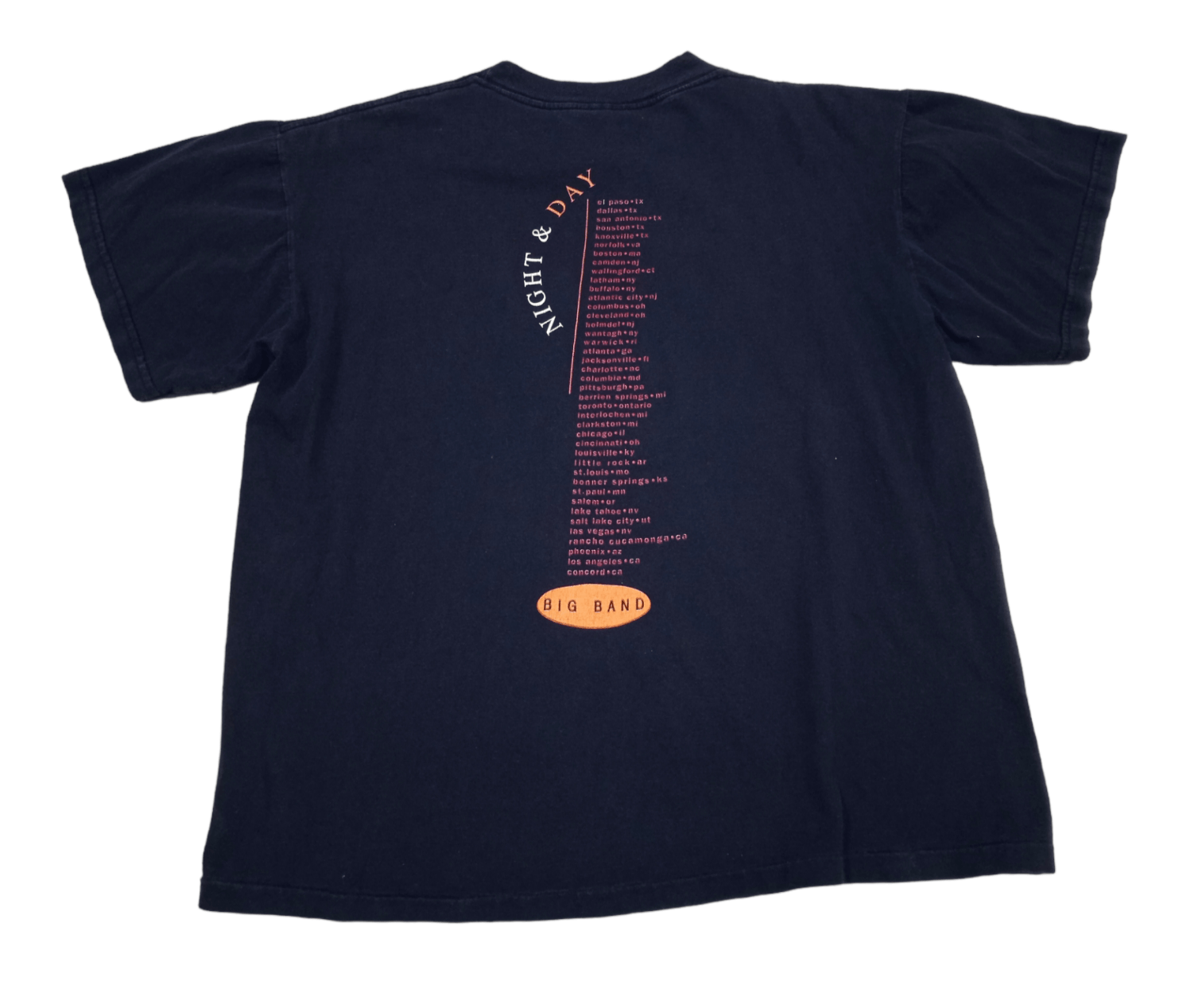 Band Tees × Vintage Sunfaded 90s Chicago Night and Day T Shirt Size US L / EU 52-54 / 3 - 2 Thumbnail