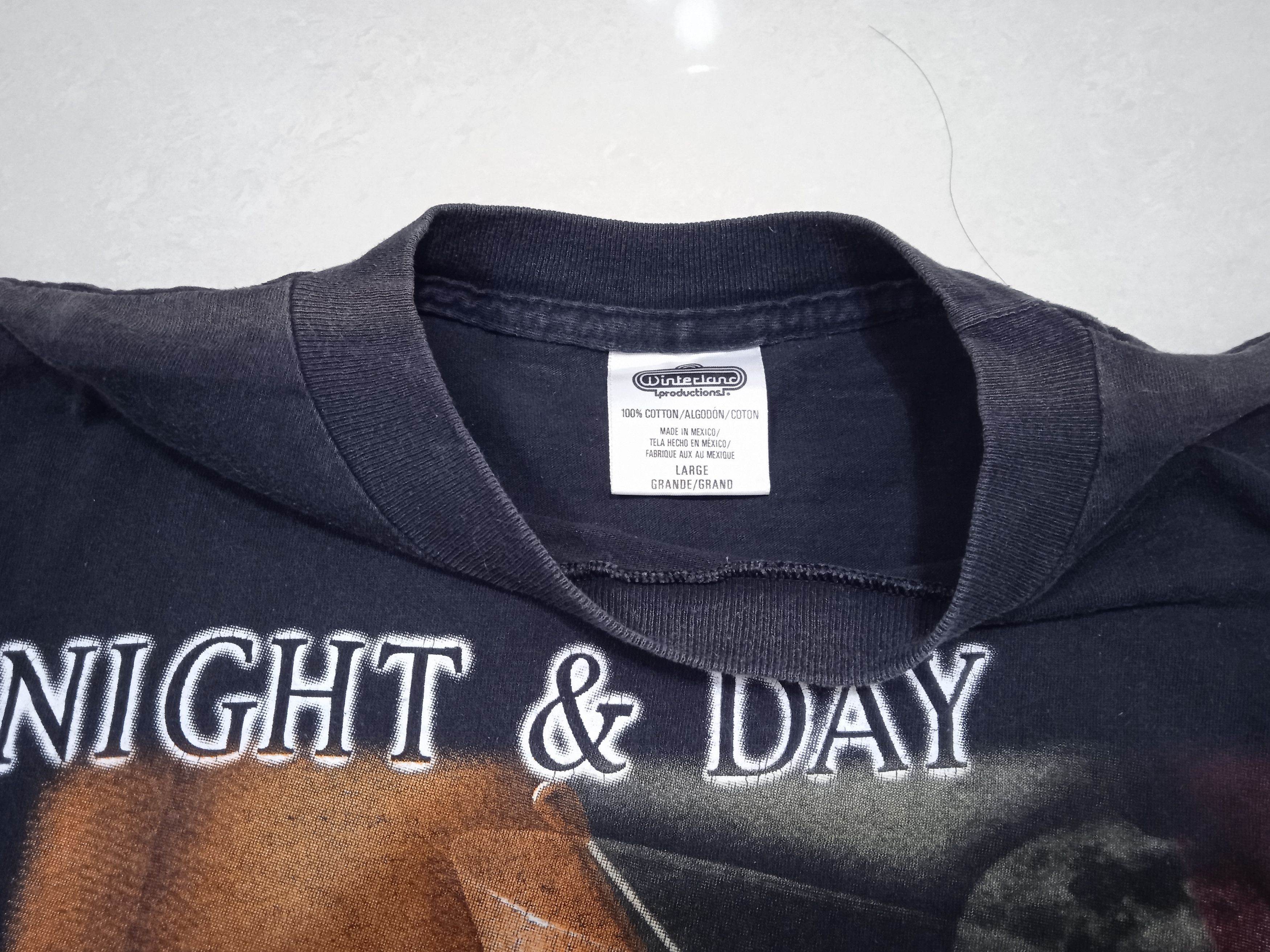 Band Tees × Vintage Sunfaded 90s Chicago Night and Day T Shirt Size US L / EU 52-54 / 3 - 3 Thumbnail