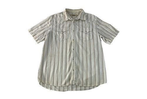Kansai Yamamoto Hype Kansai Jeans Kansai Yamamoto Striped Button Up Shirt Size US L / EU 52-54 / 3 - 1 Thumbnail