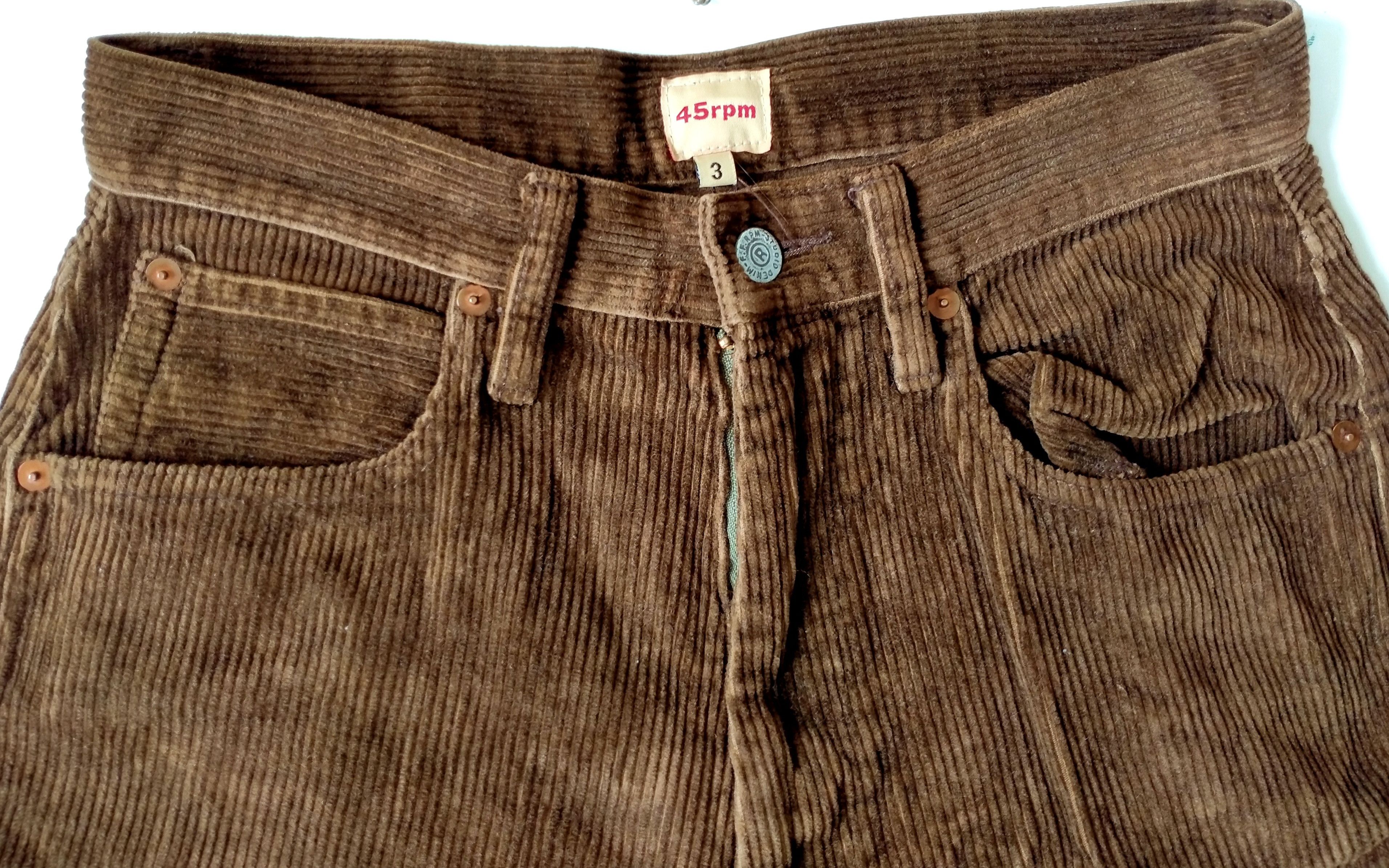 45rpm 45rpm Corduroy Jeans Size US 27 - 3 Thumbnail