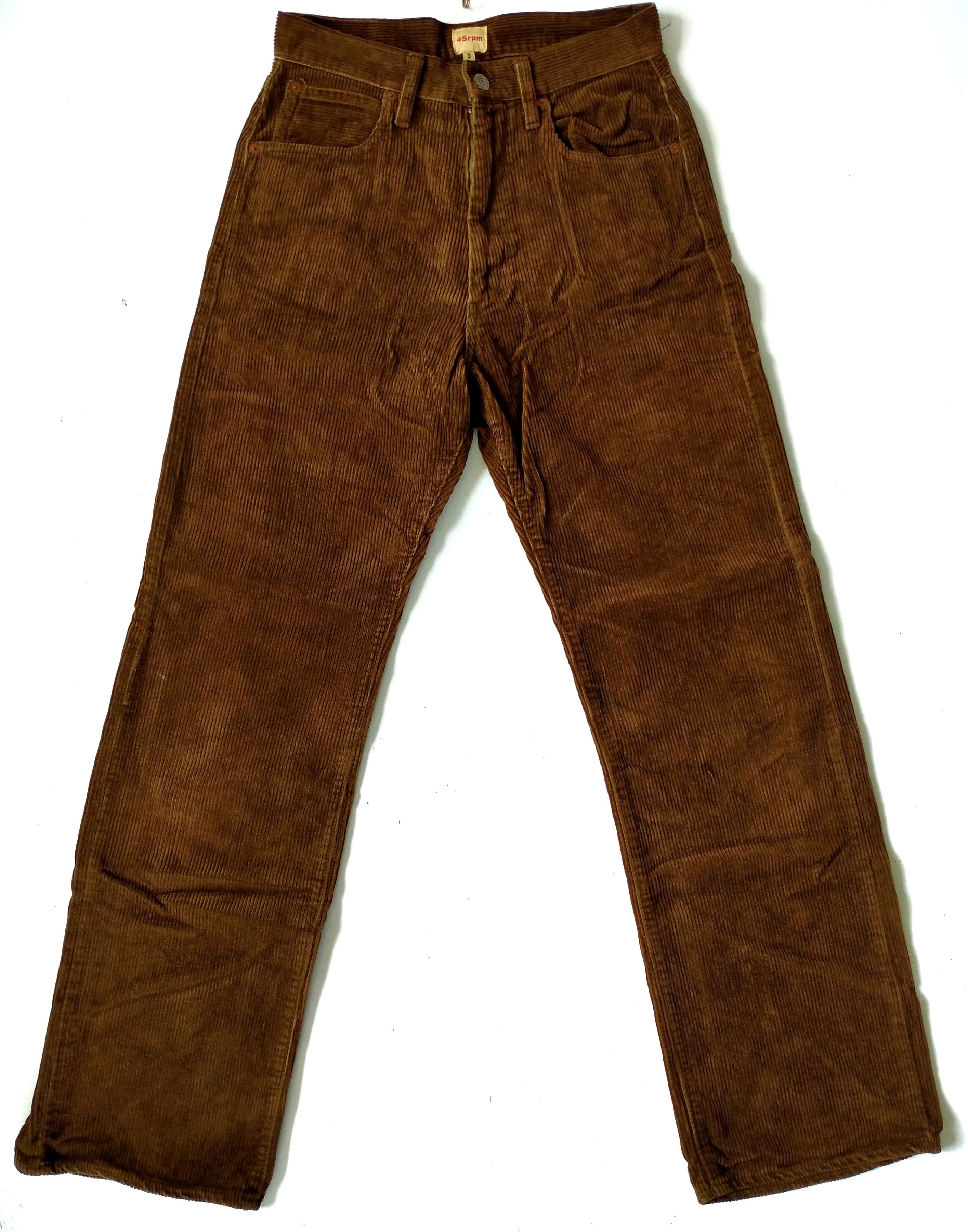 45rpm 45rpm Corduroy Jeans Size US 27 - 1 Thumbnail