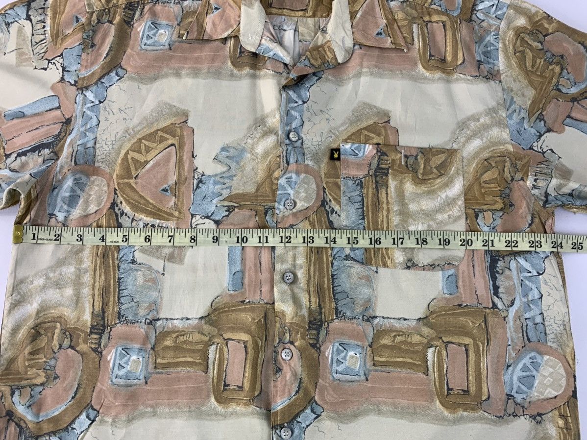Playboy 90s Playboy Classic Art Design Button Up Shirt Size US XL / EU 56 / 4 - 7 Thumbnail