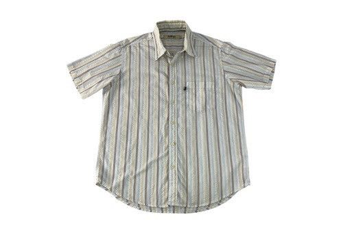 Kansai Yamamoto Hype Kansai Jeans Kansai Yamamoto Striped Button Up Shirt Size US L / EU 52-54 / 3 - 1 Thumbnail