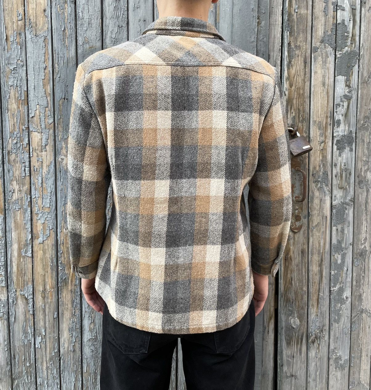 Flannel × Lee × Vintage Vintage Lee Wool Nylon Shirt Original Fit Made in USA Size US L / EU 52-54 / 3 - 10 Thumbnail