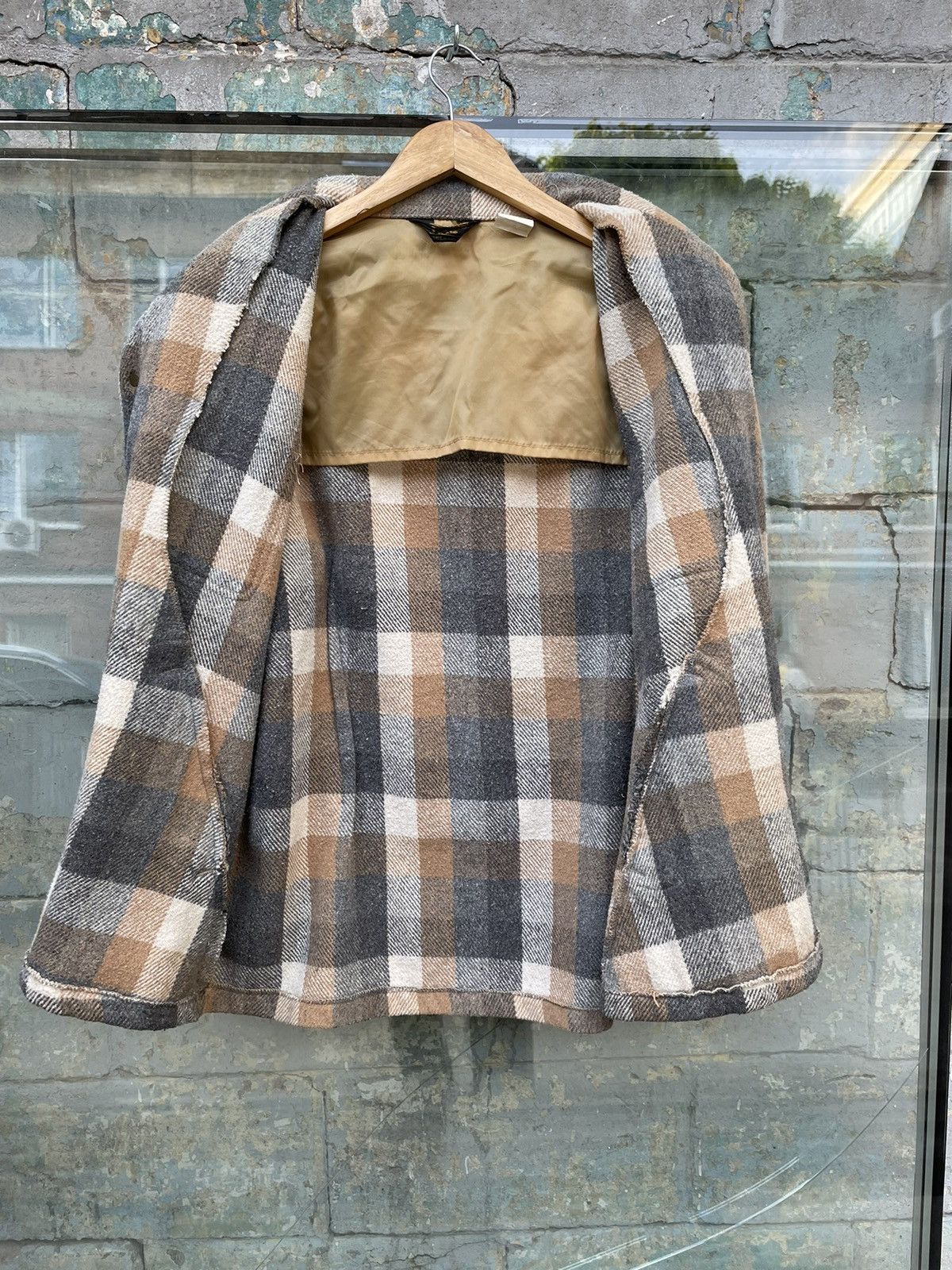 Flannel × Lee × Vintage Vintage Lee Wool Nylon Shirt Original Fit Made in USA Size US L / EU 52-54 / 3 - 14 Thumbnail